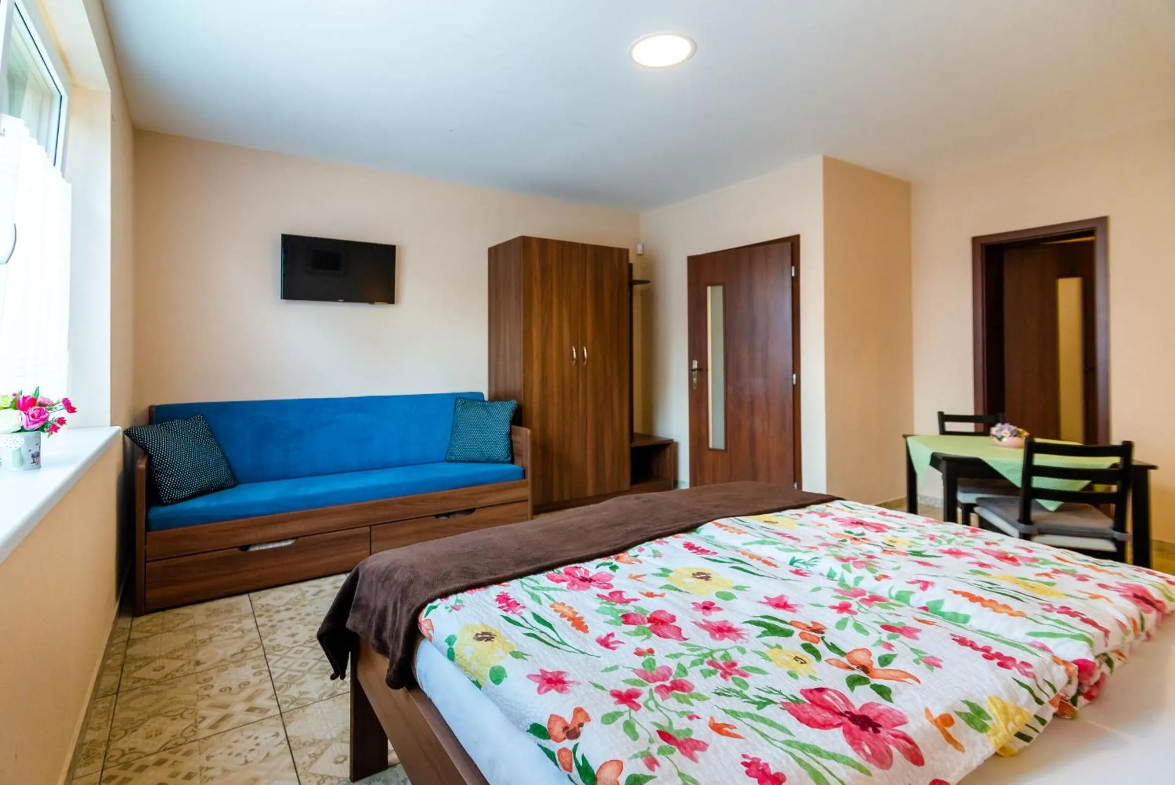 Bed in Villa Ephélia