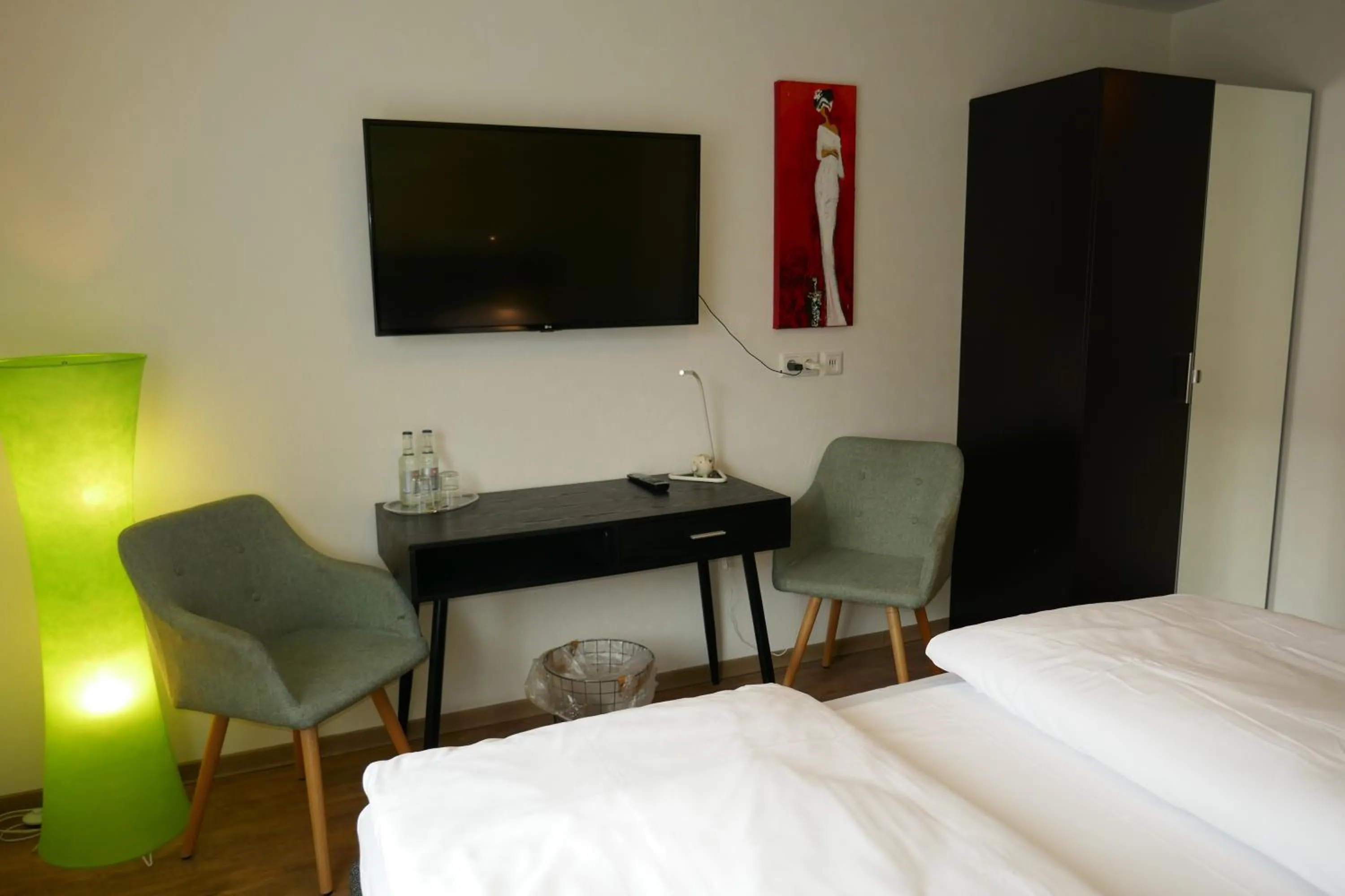 Seating area, Bed in Appartmentanlage/Ferienhaus Handewitt