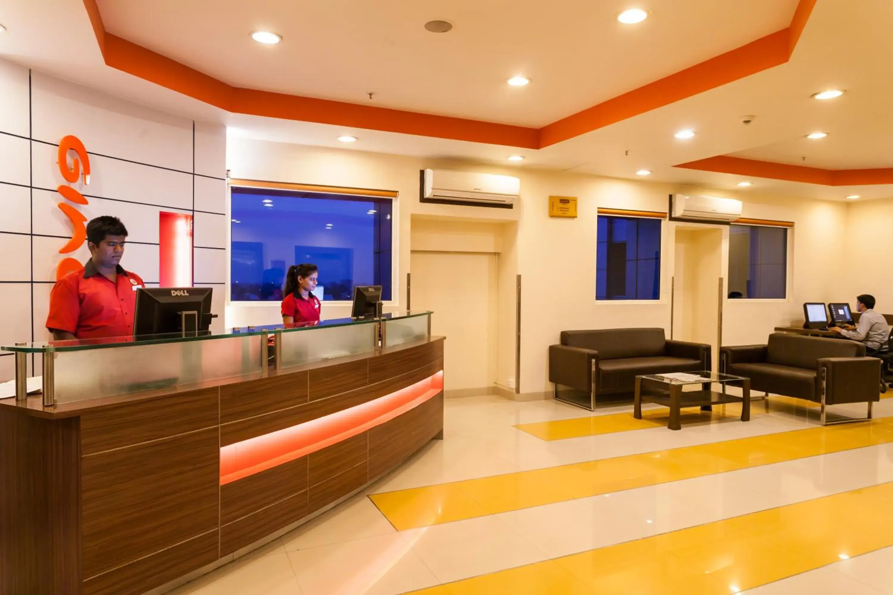 Lobby or reception in Ginger Indore Lobby or reception in Ginger Indore