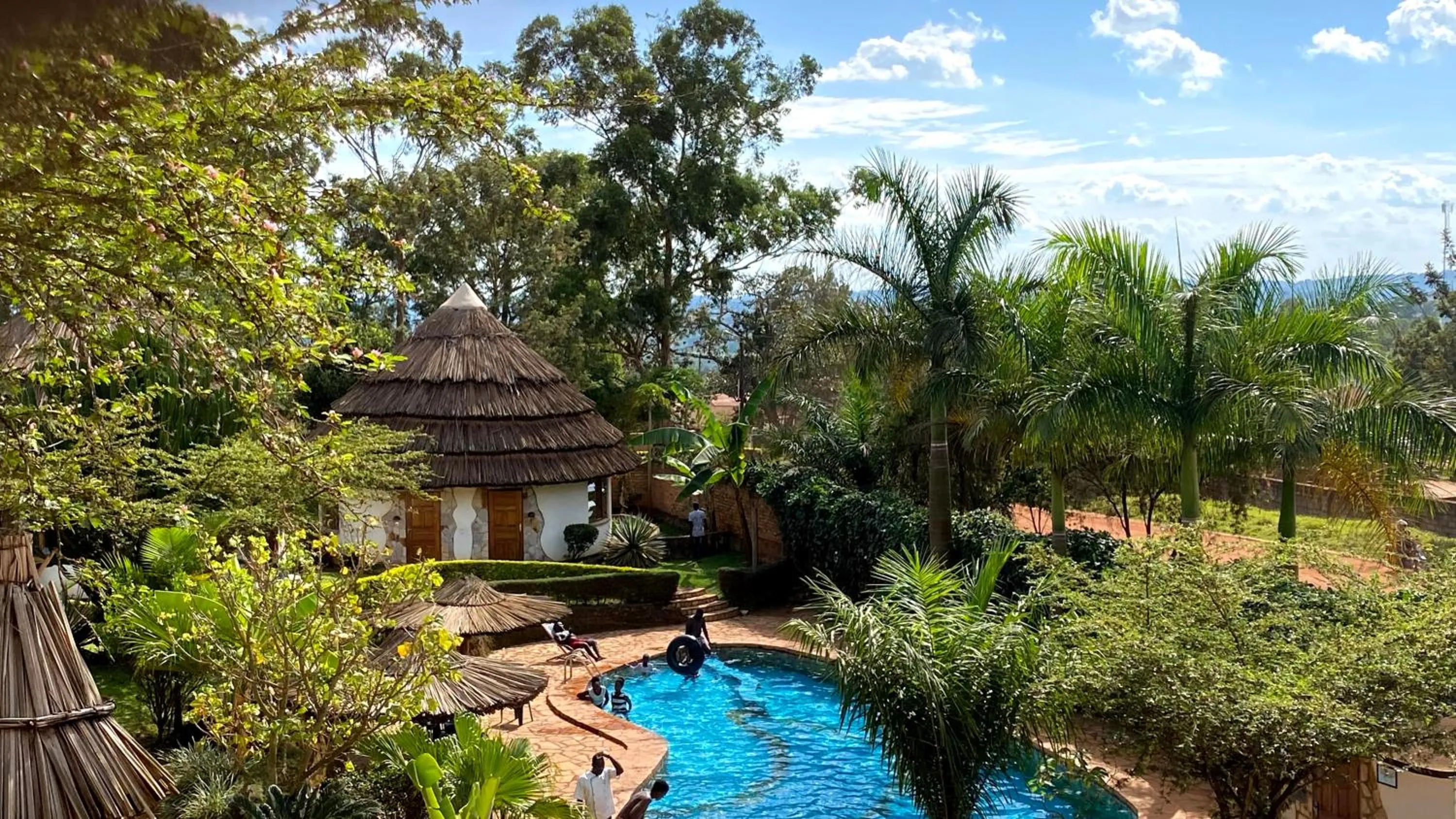 Garden in Banda Lodge