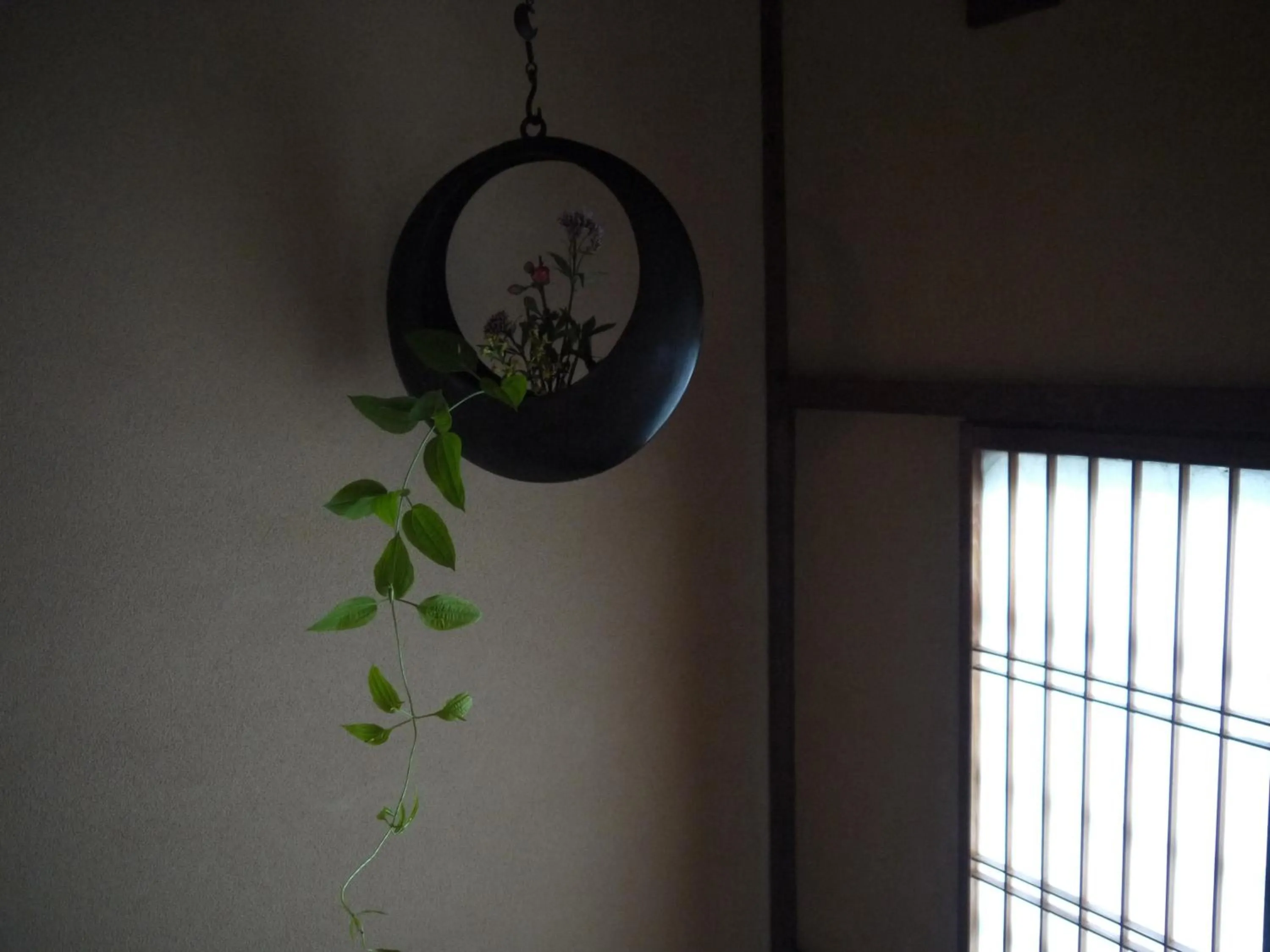 Decorative detail in IZUYASU Traditional Kyoto Inn serving Kyoto cuisine