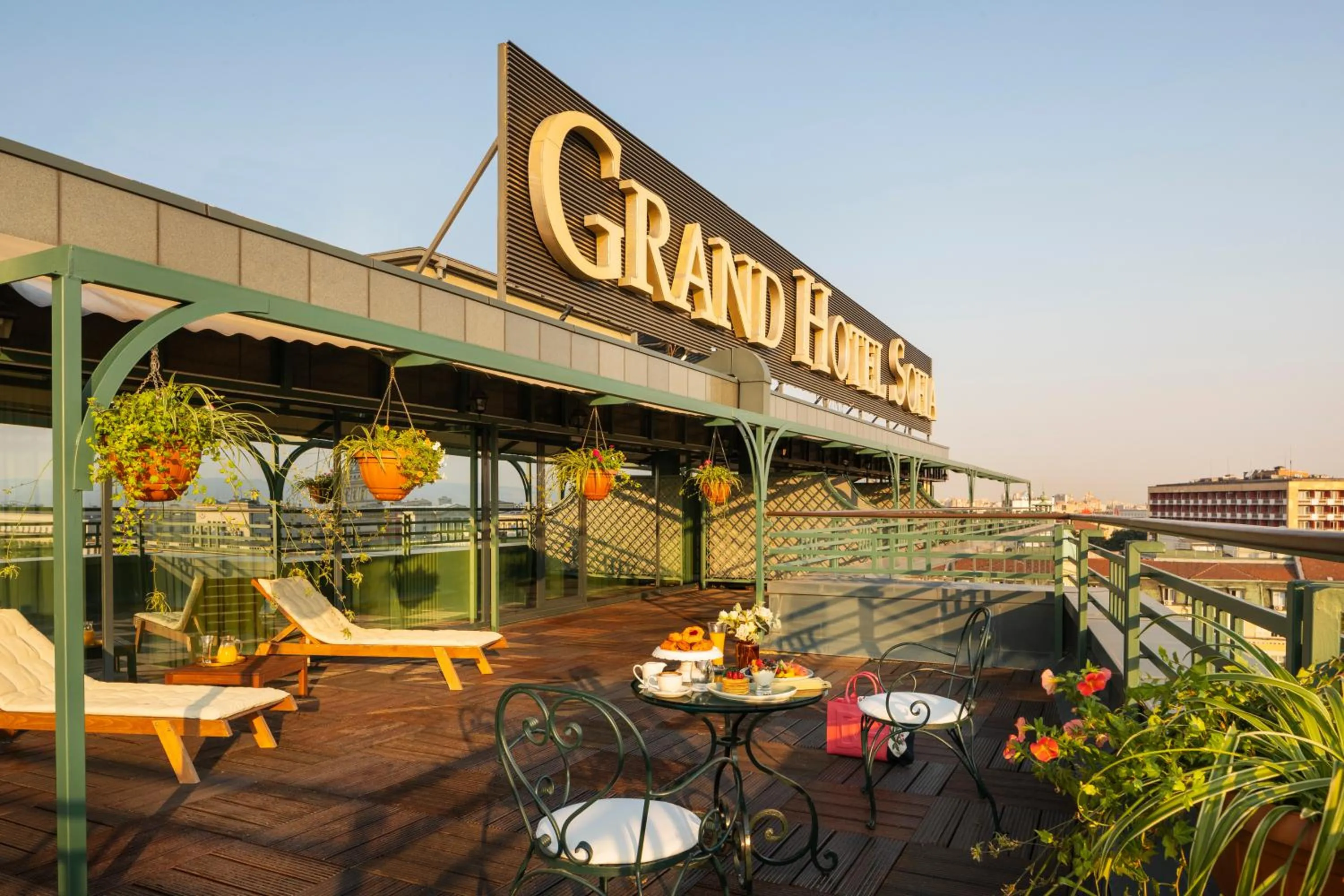 Balcony/Terrace in Grand Hotel Sofia