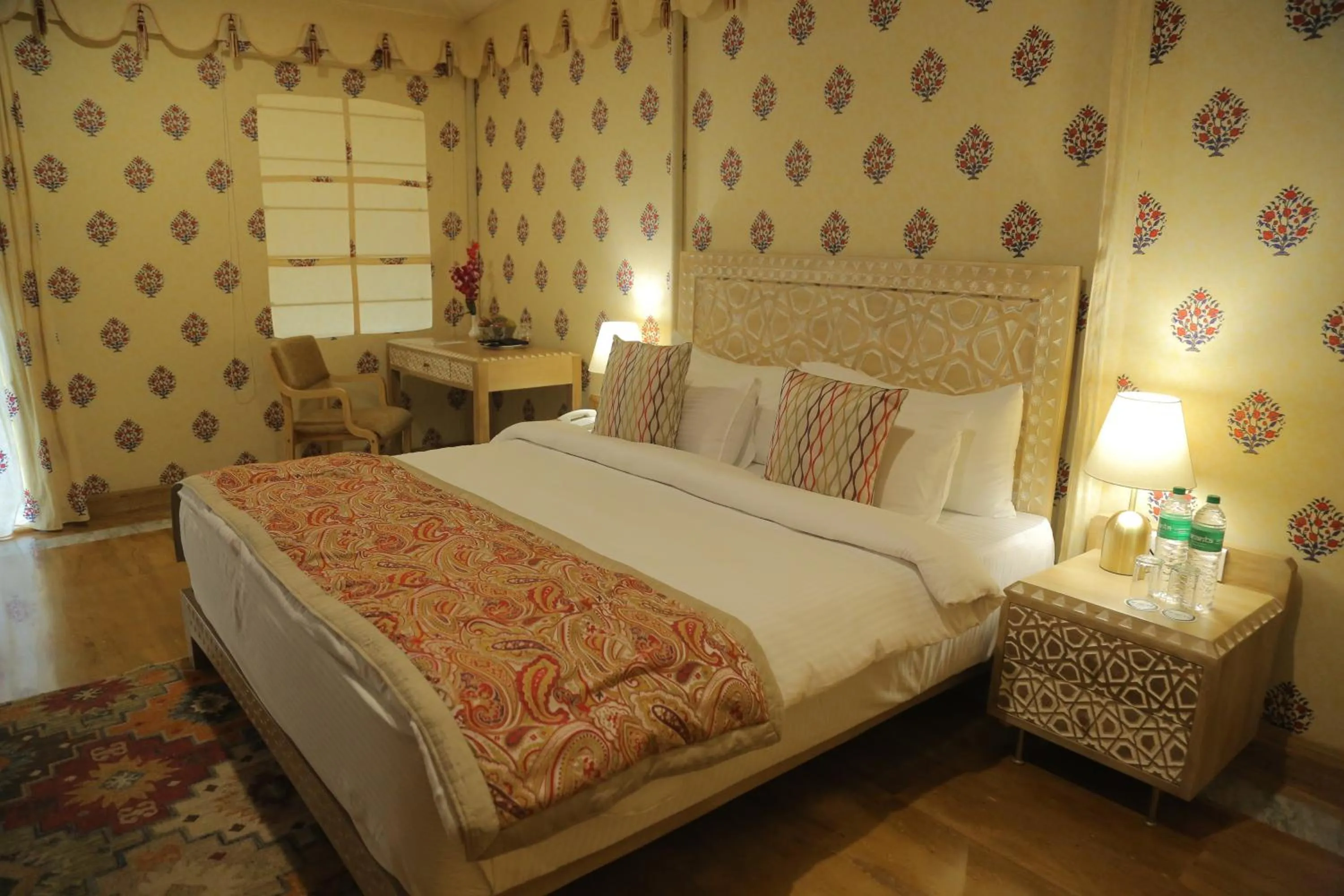 Bed in Ananta Spa & Resort, Pushkar