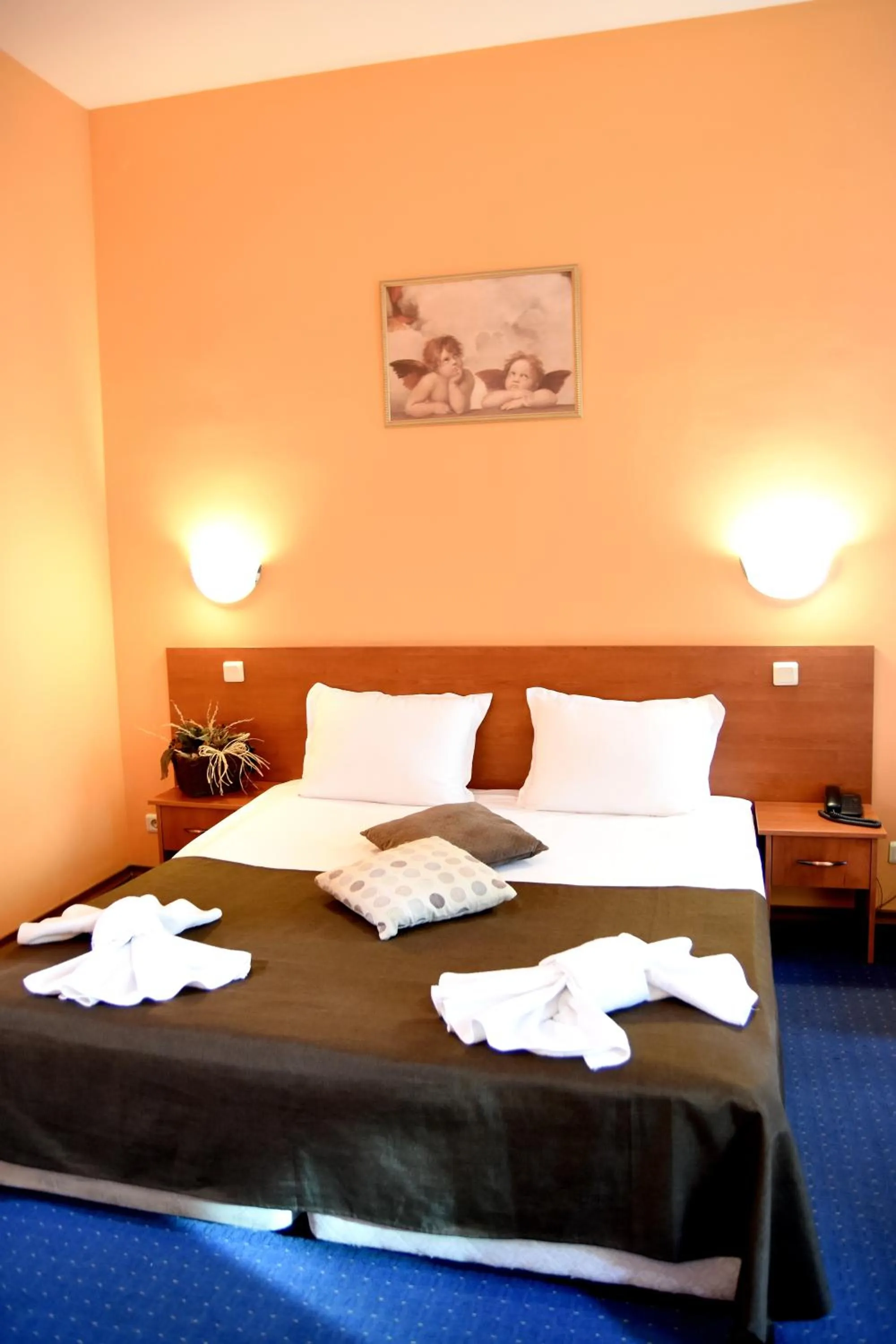 Bed in Sveta Sofia Hotel