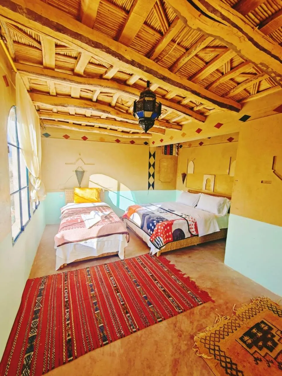 Bed in Riad Bleu Afriqua