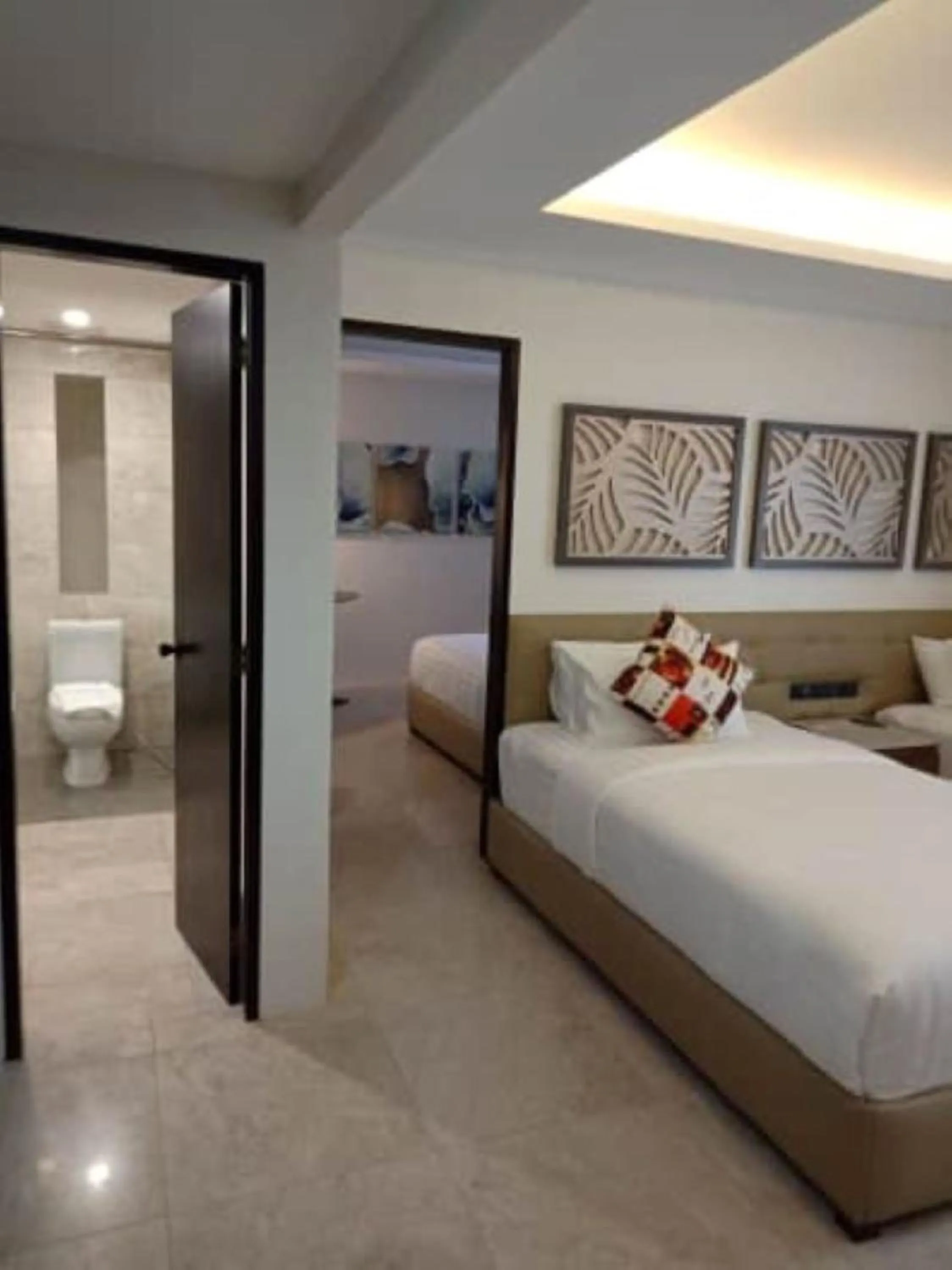 Toilet, Bed in Boracay Ocean Club Beach Resort