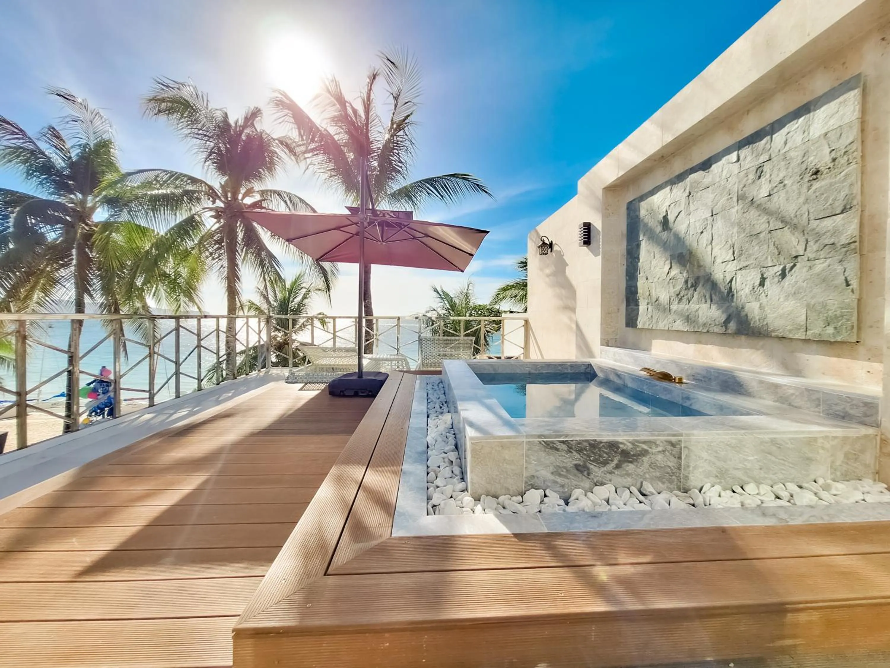 Balcony/Terrace in Boracay Ocean Club Beach Resort