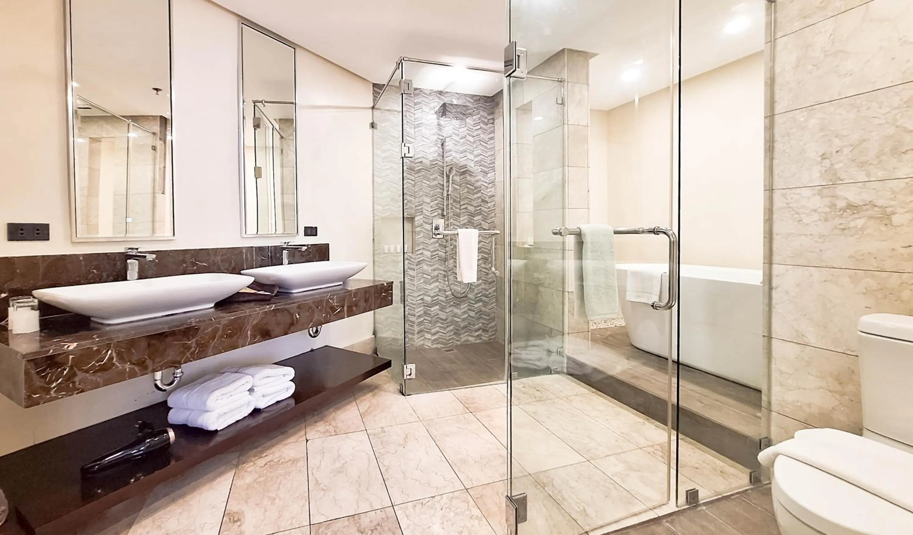 Bathroom in Boracay Ocean Club Beach Resort