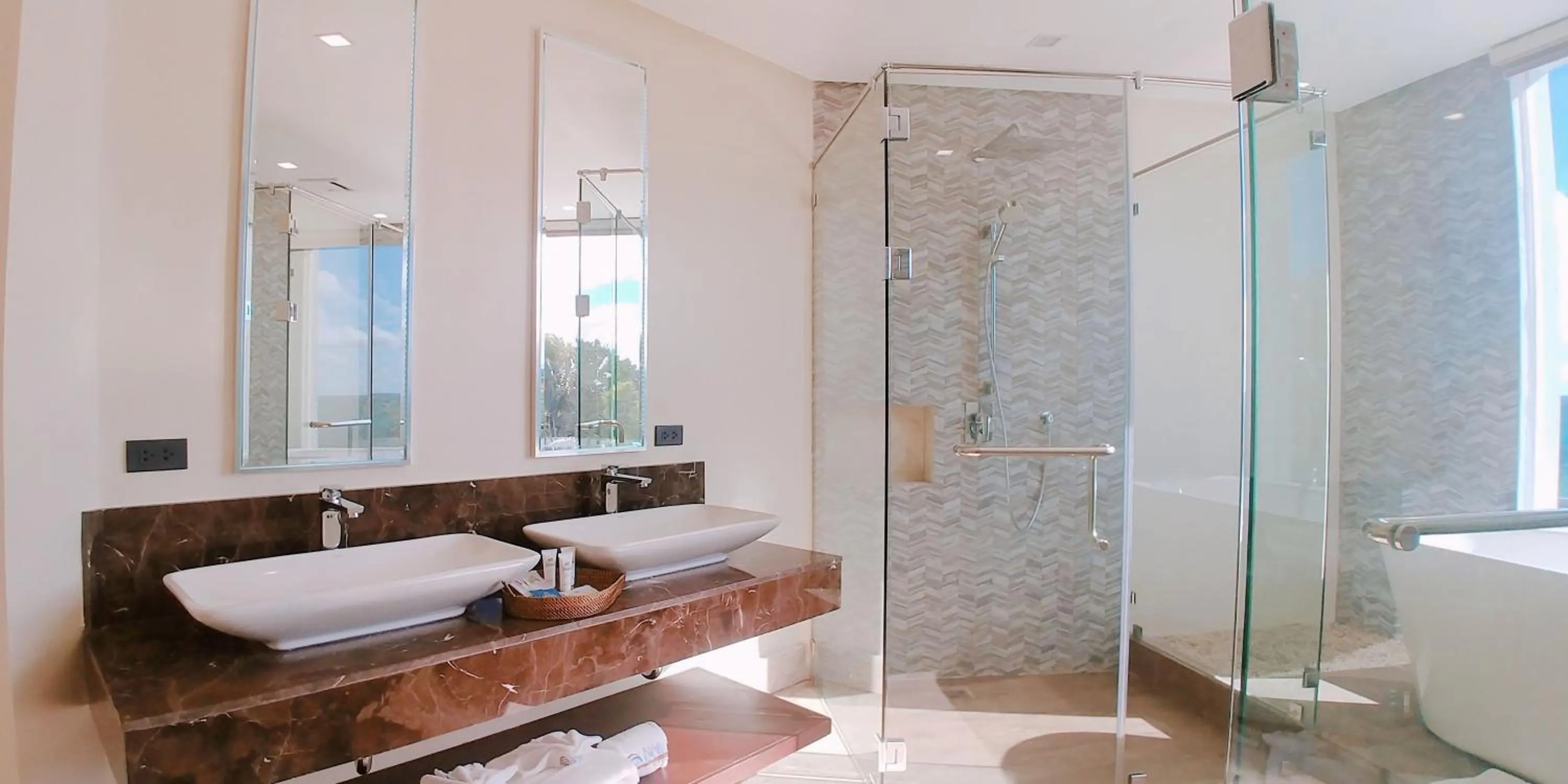 Shower in Boracay Ocean Club Beach Resort