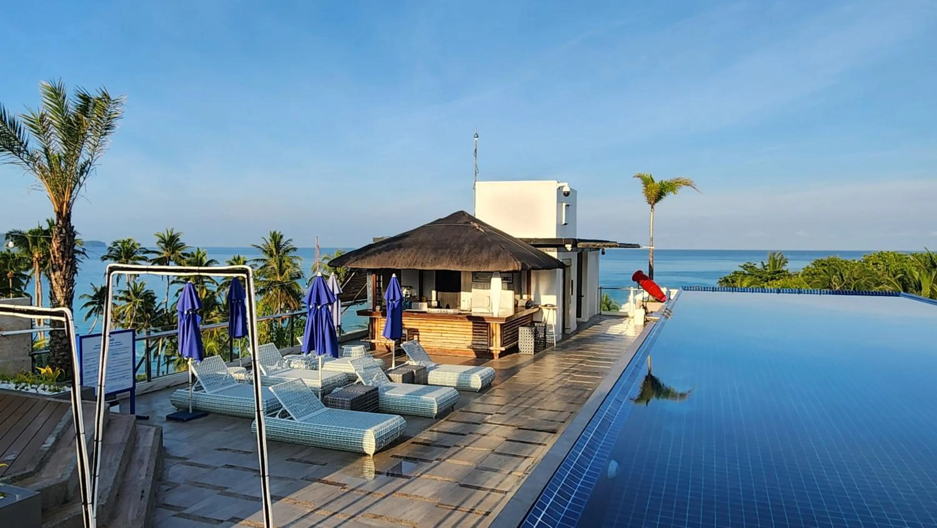 Pool view in Boracay Ocean Club Beach Resort