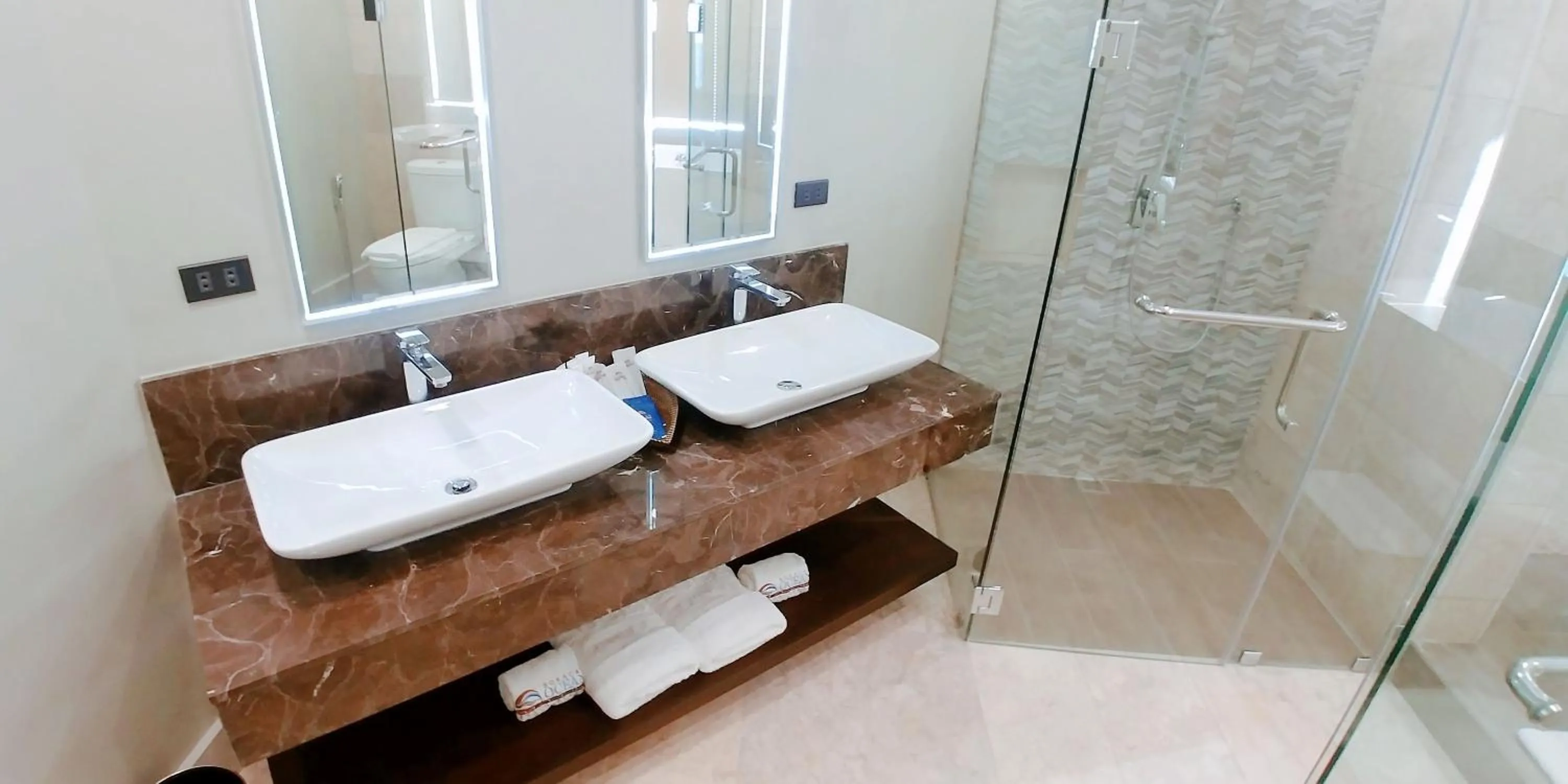 Shower in Boracay Ocean Club Beach Resort