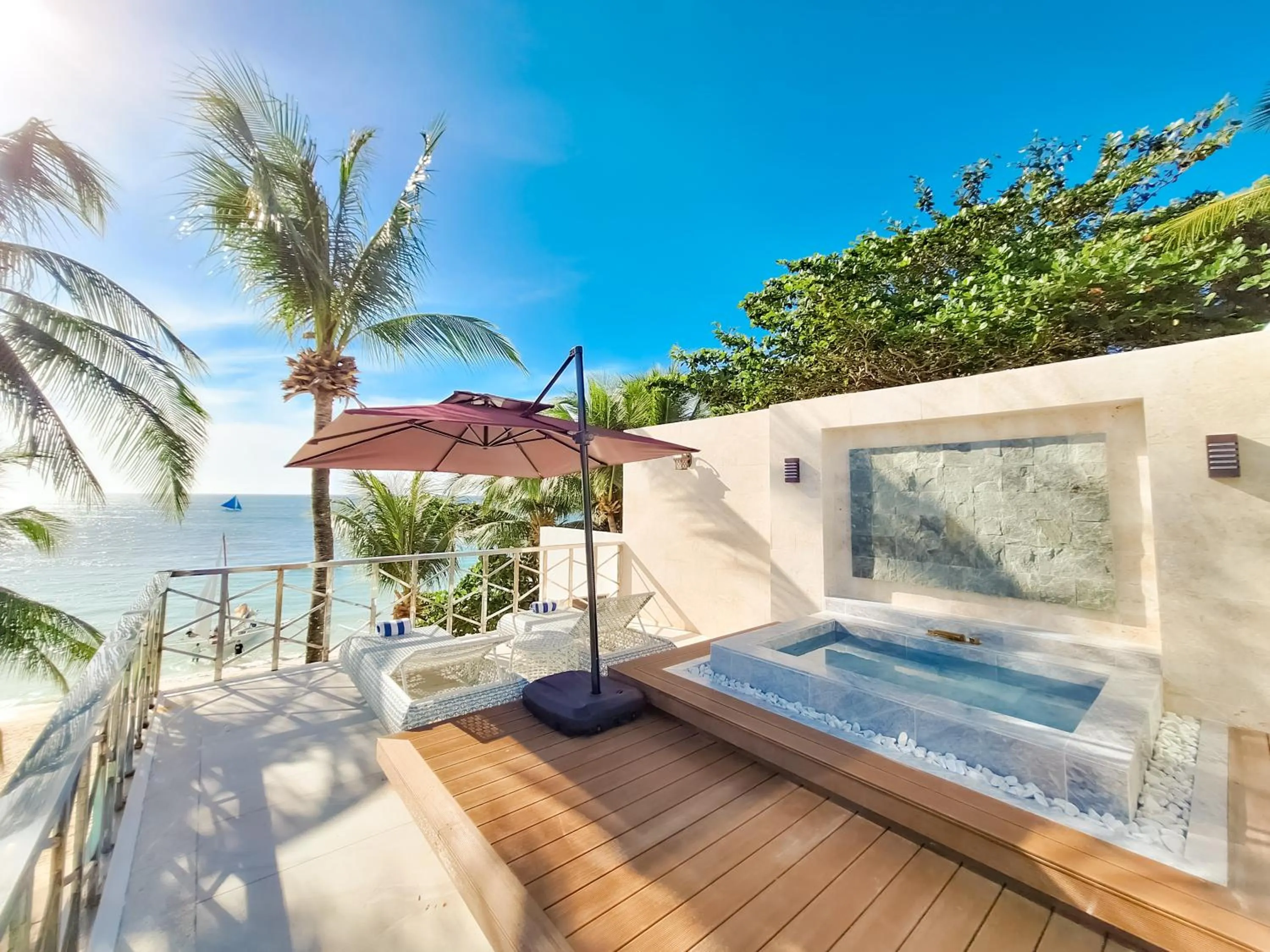 Balcony/Terrace in Boracay Ocean Club Beach Resort