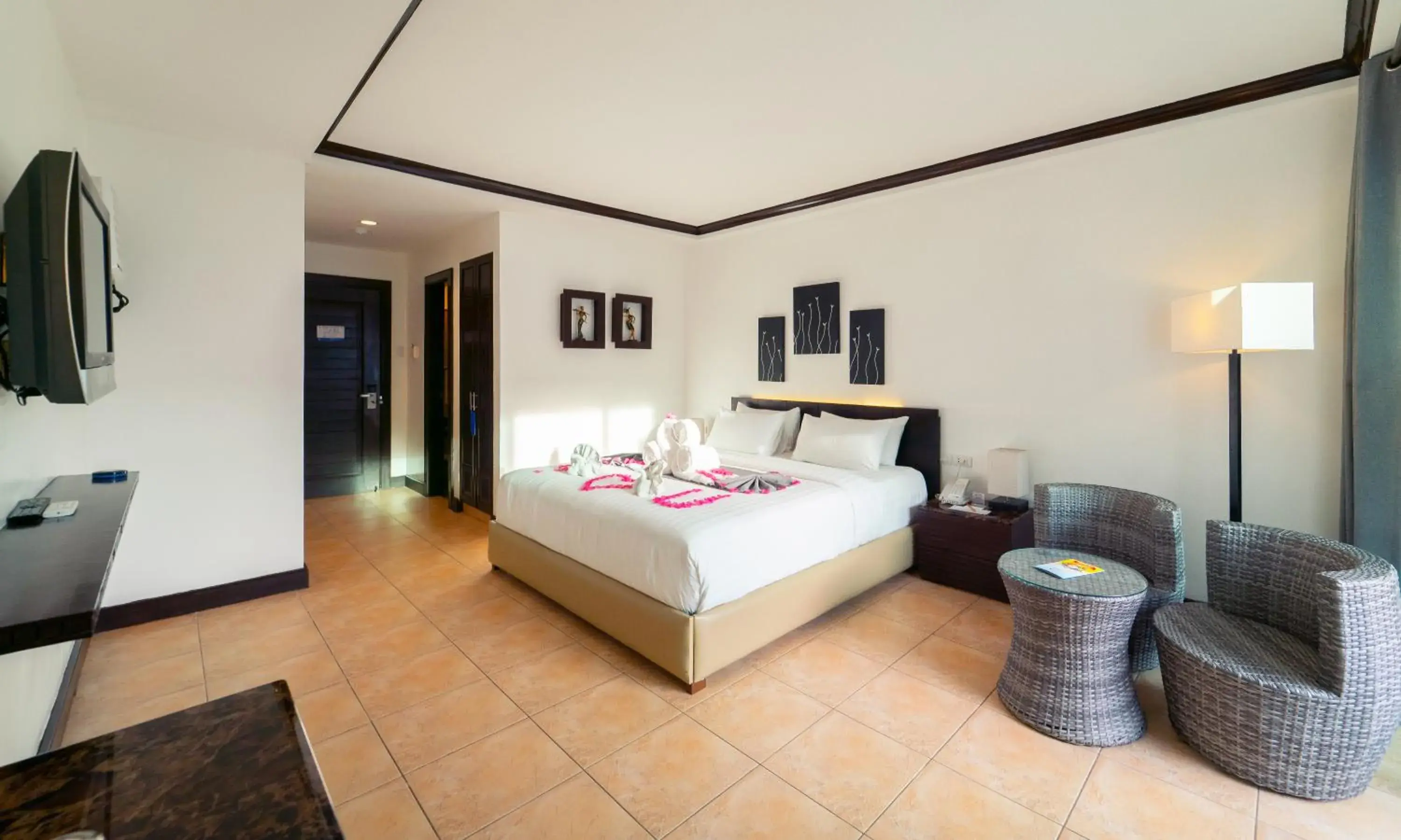 Photo of the whole room, Bed in Boracay Ocean Club Beach Resort Photo of the whole room, Bed in Boracay Ocean Club Beach Resort