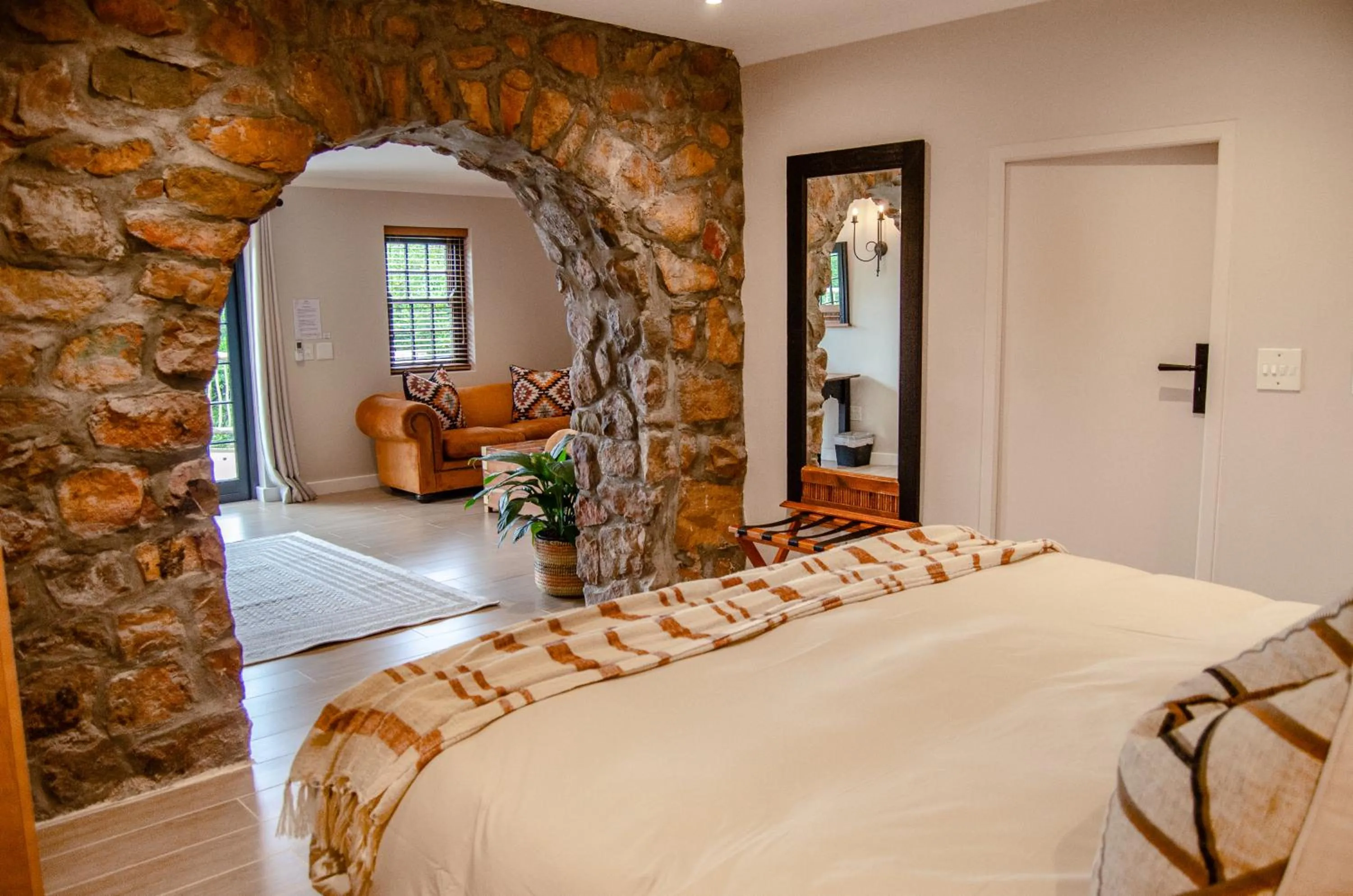 Bed in Ikhaya Safari Lodge