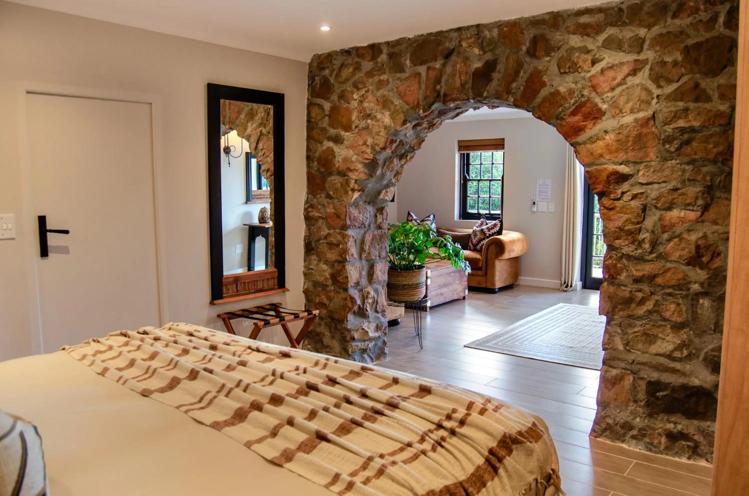 Bed in Ikhaya Safari Lodge