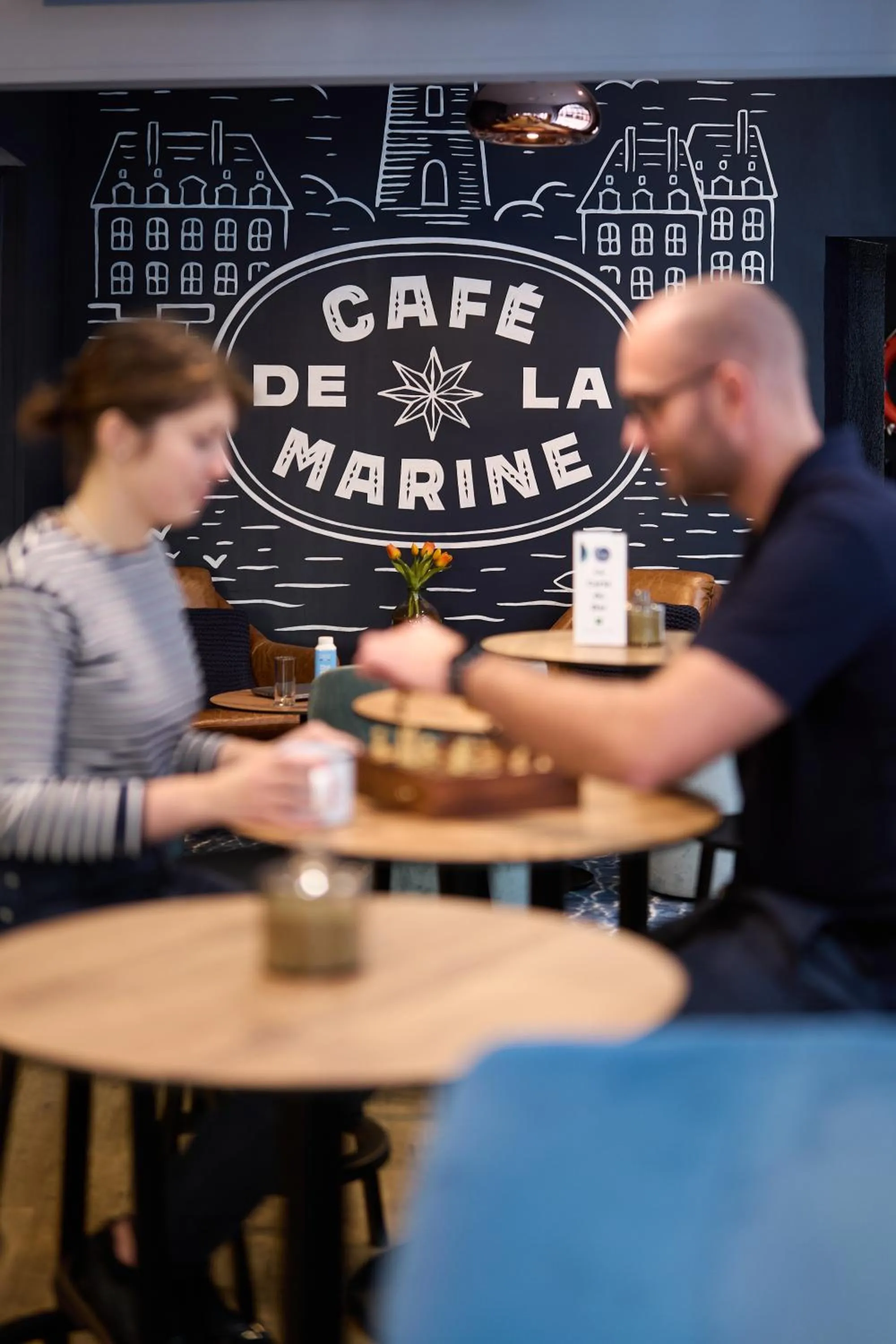 Living room in ibis Styles Saint Malo Centre Historique