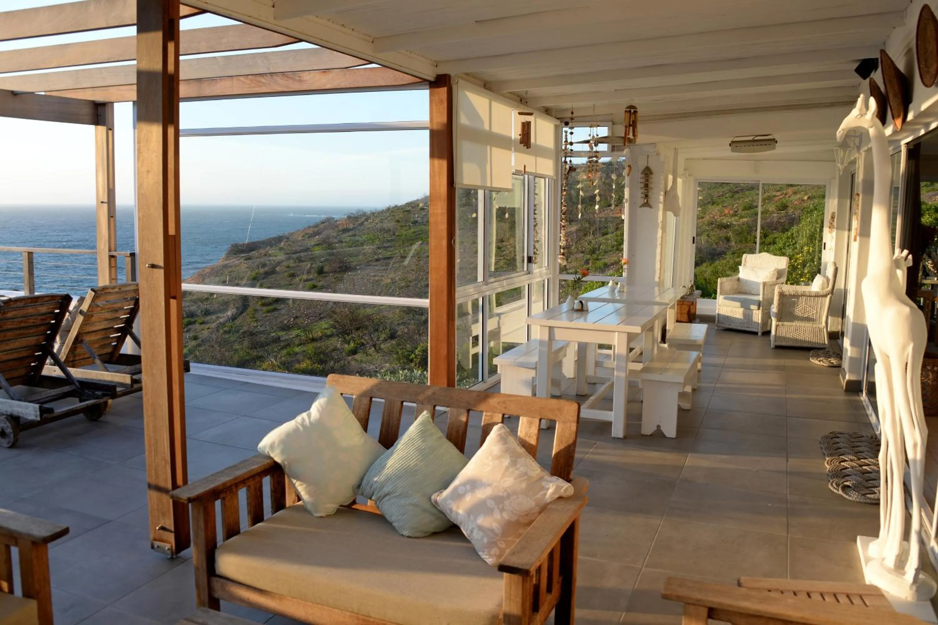 Patio in Rocklands Seaside Bed and Breakfast