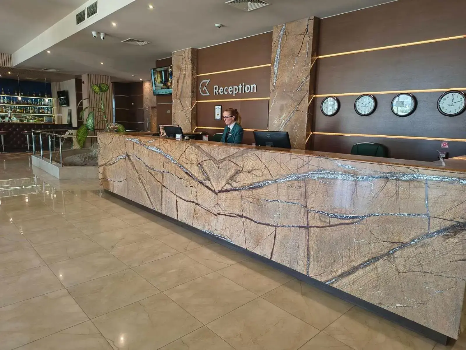 Lobby or reception in Hotel Golden Tulip Varna Lobby or reception in Hotel Golden Tulip Varna