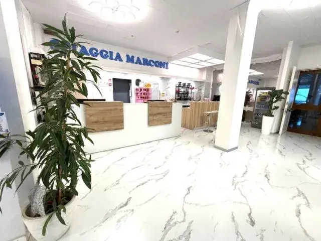 Lobby or reception in Hotel Spiaggia Marconi Lobby or reception in Hotel Spiaggia Marconi