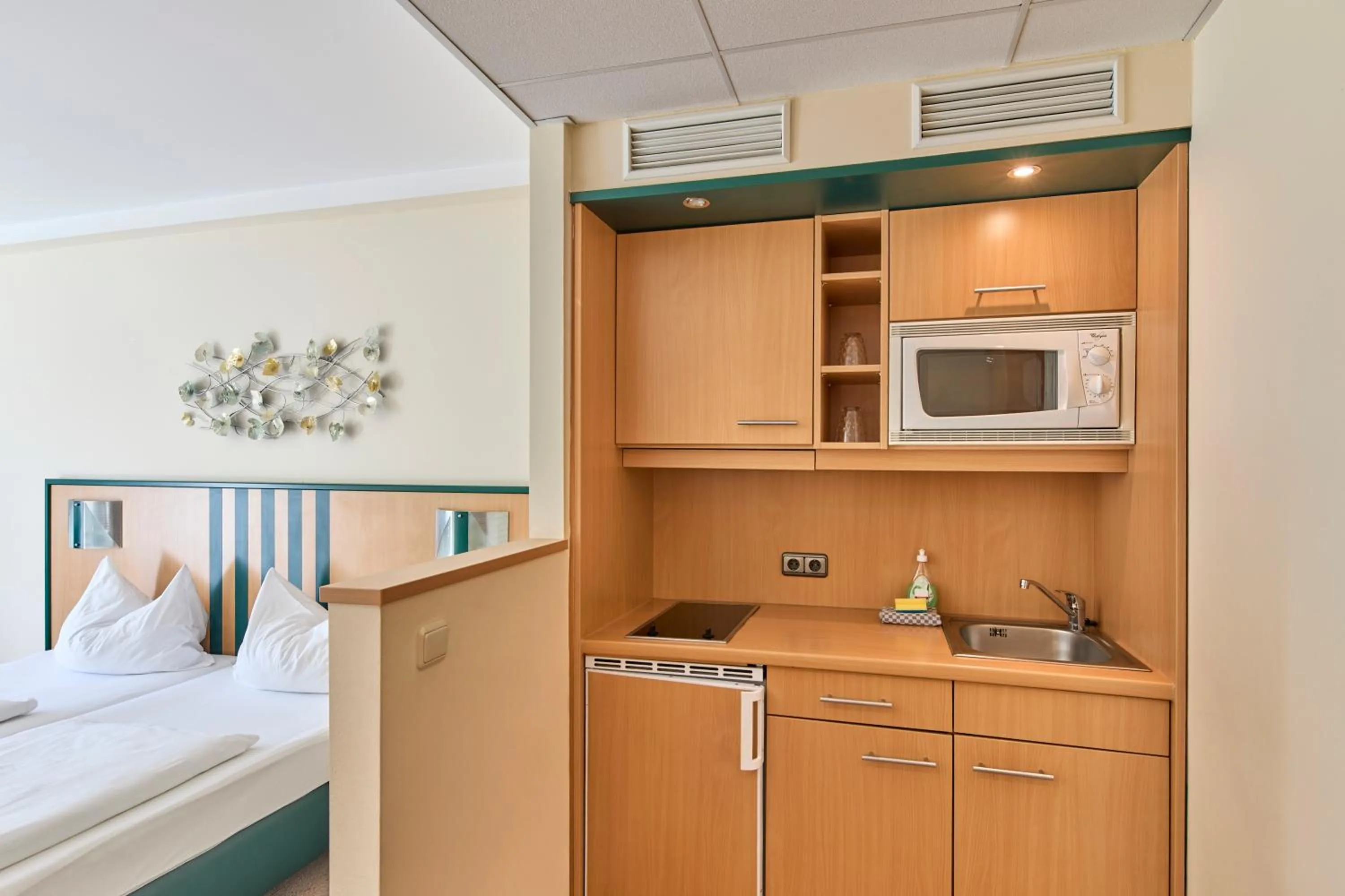 Bed in Apartments Aschheim