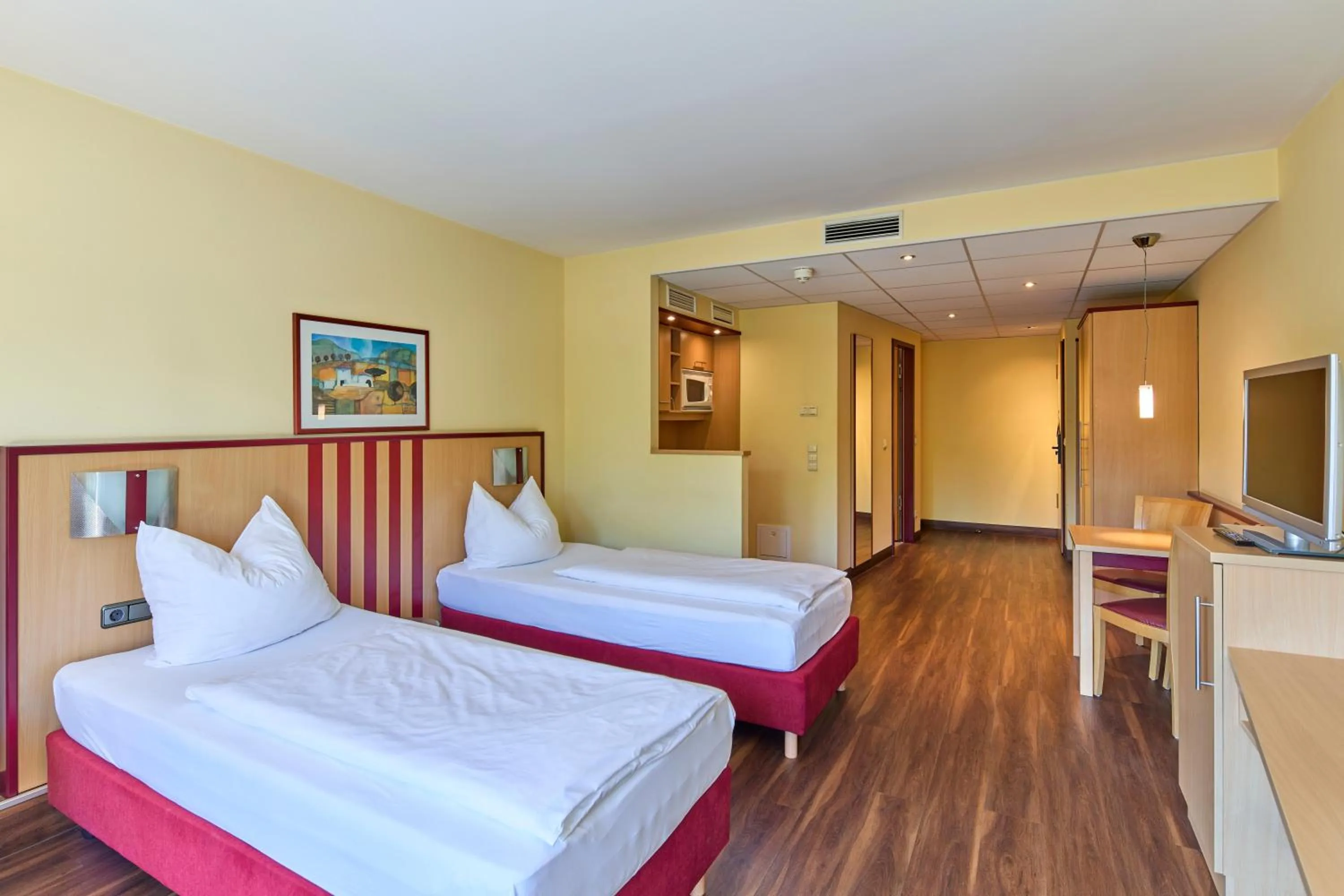 Bed in Apartments Aschheim