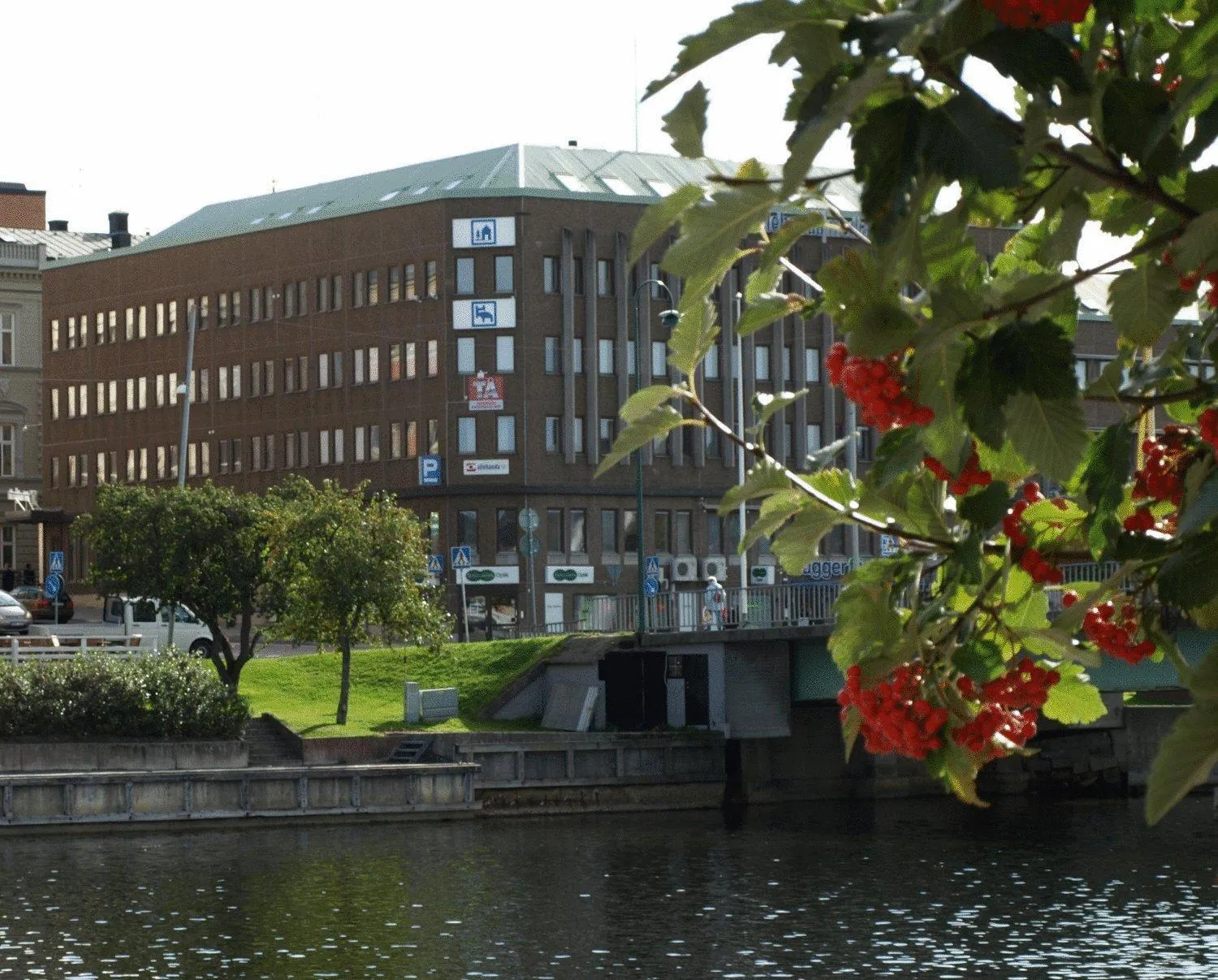 Facade/entrance in Nattvikens Vandrarhem