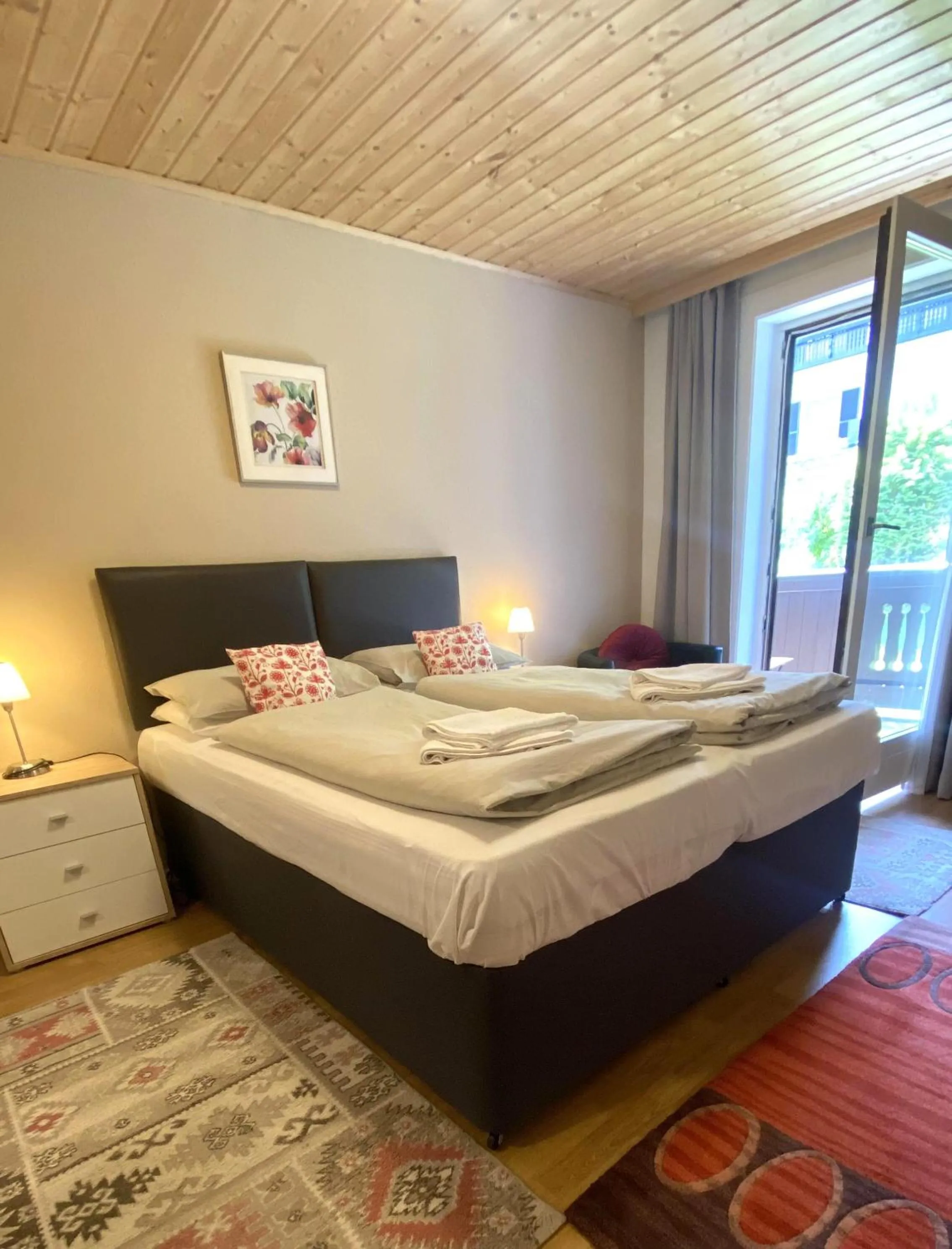 Bedroom, Bed in Pension Julia