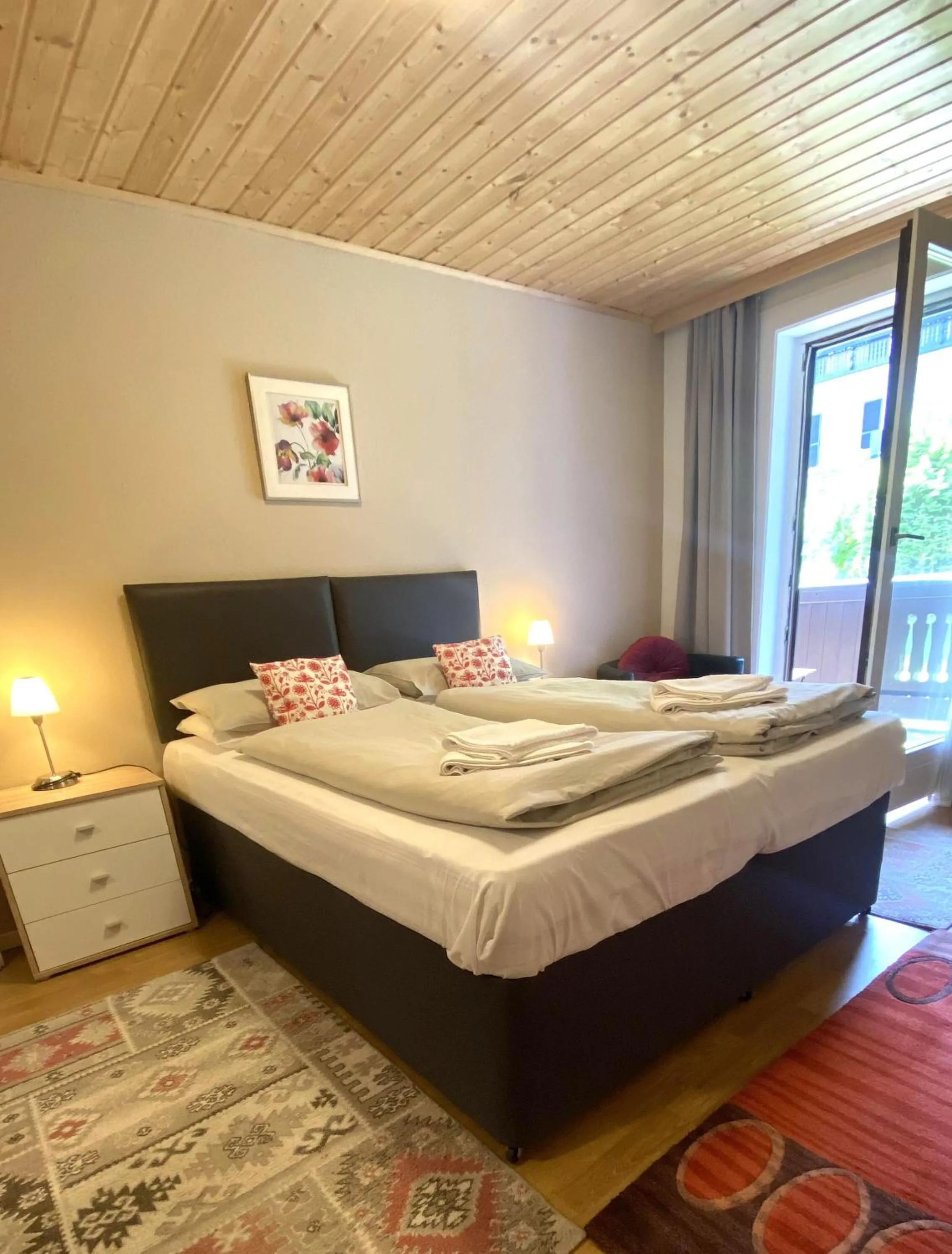 Bedroom, Bed in Pension Julia