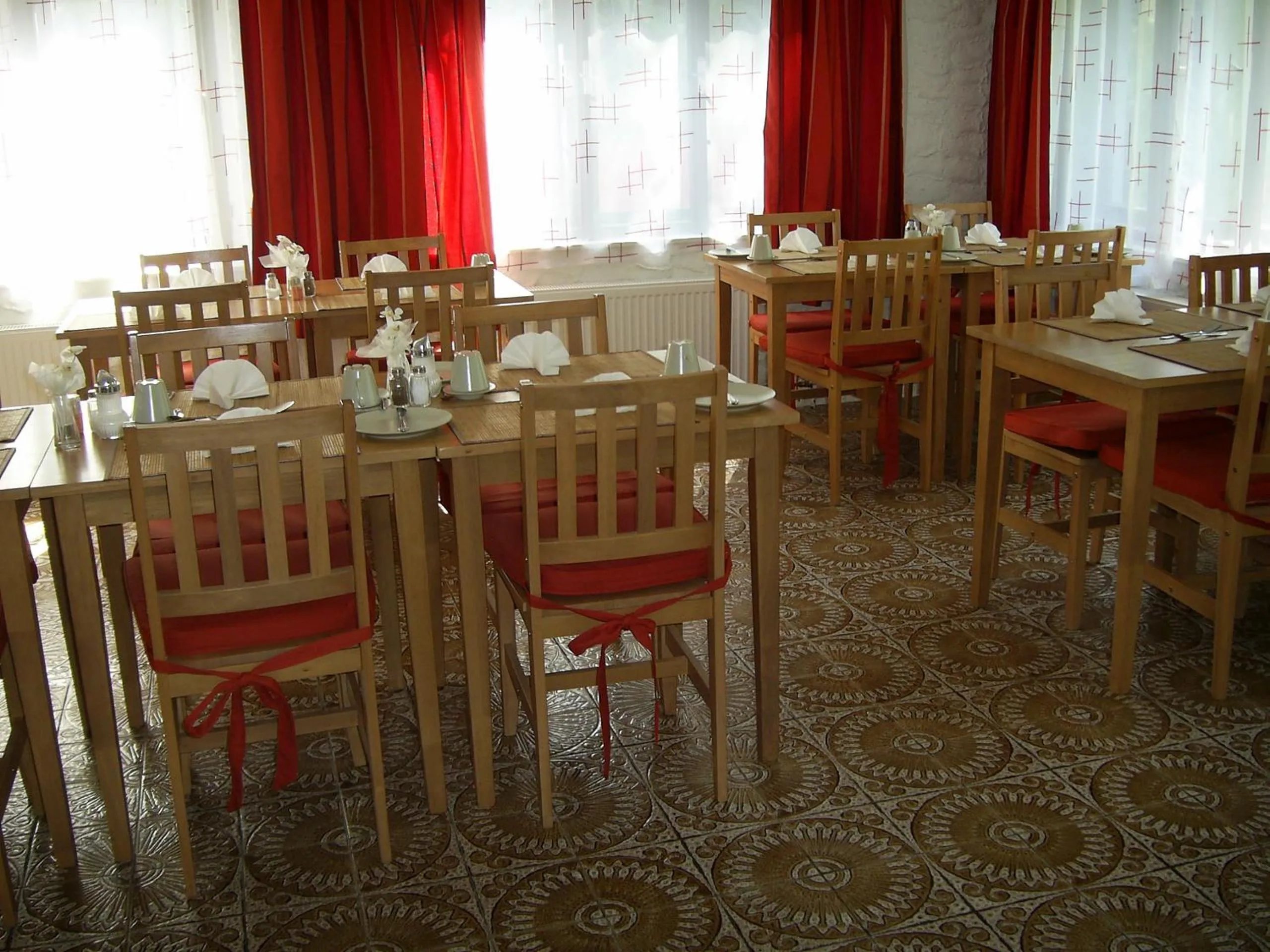 Dining area in Pension Julia
