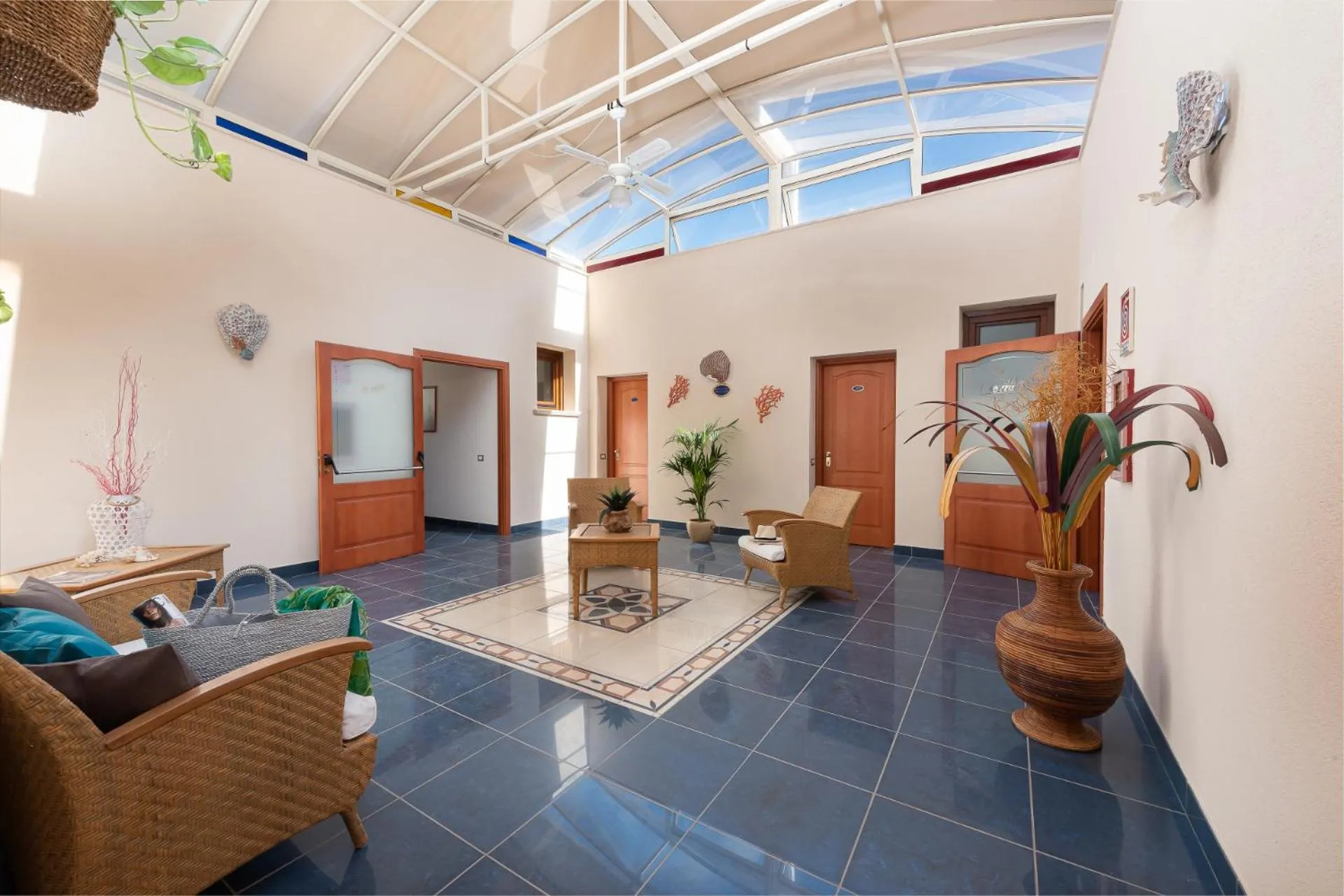 Lobby or reception in Helios Hotel