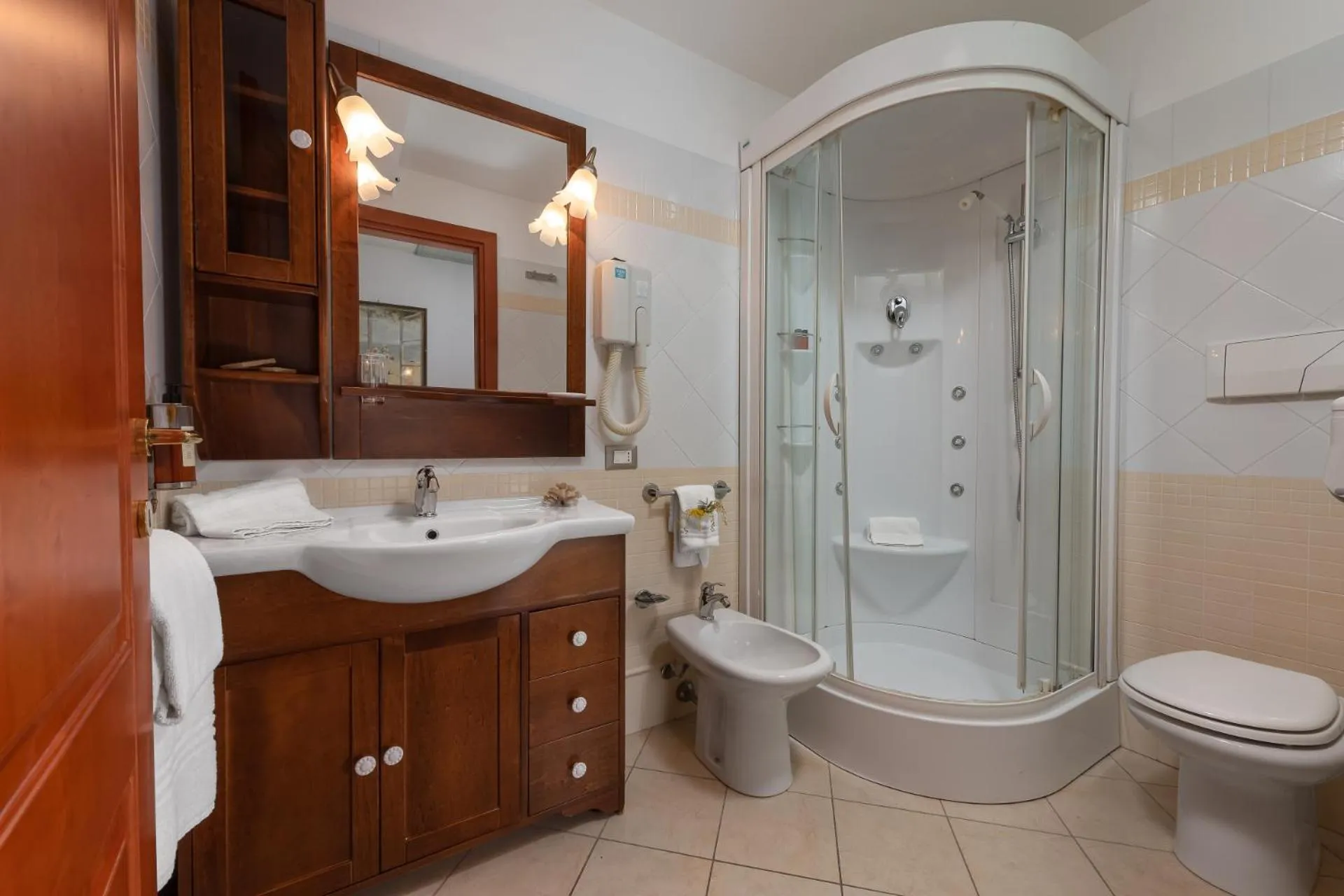 Bathroom in Helios Hotel