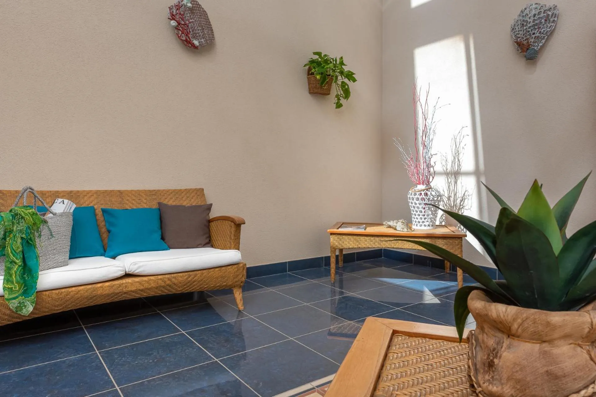 Lobby or reception in Helios Hotel