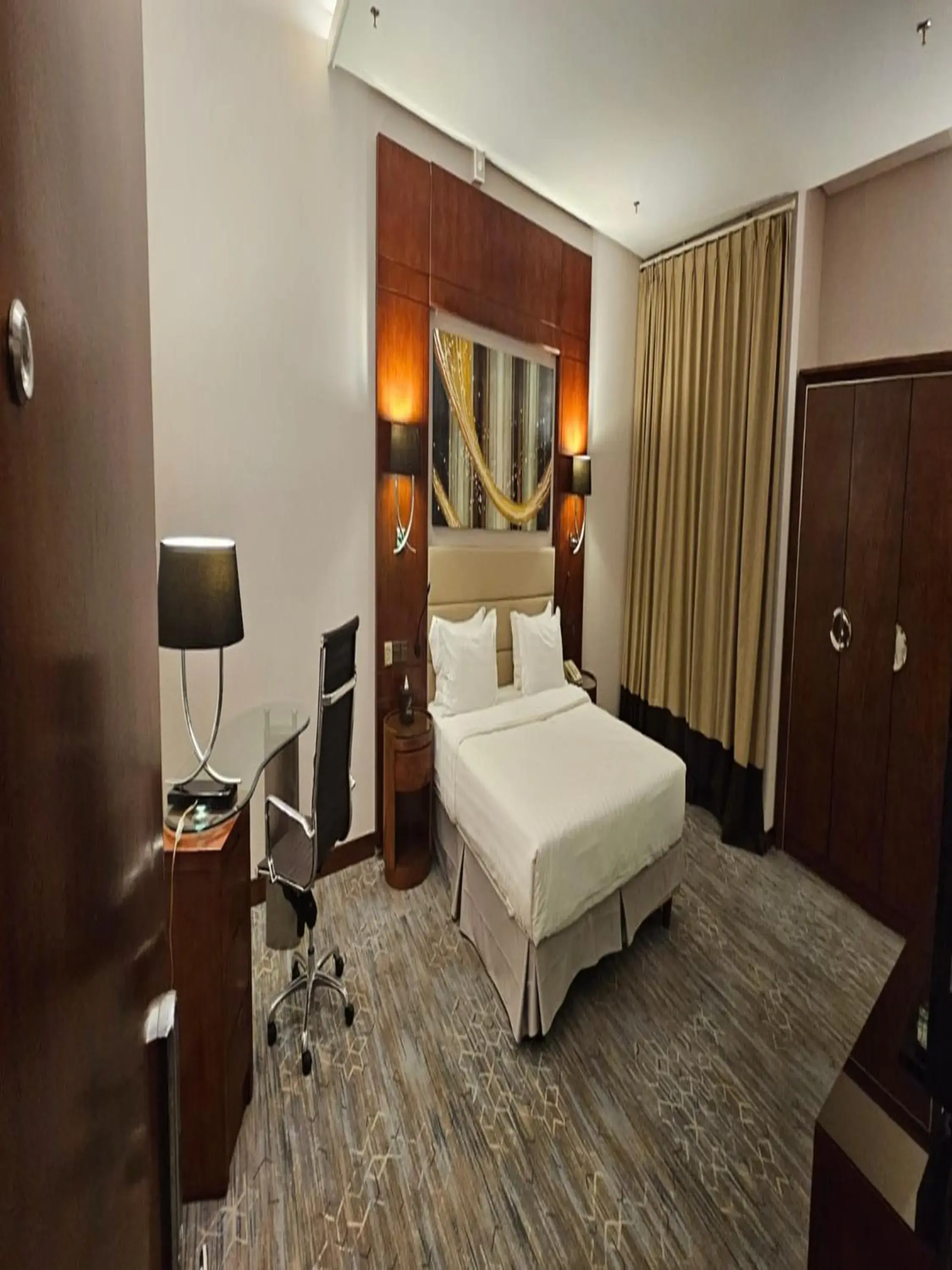 View (from property/room), Bed in Sunday Signature Riyadh Formerly Qaser Al Hamra by Warwick View (from property/room), Bed in Sunday Signature Riyadh Formerly Qaser Al Hamra by Warwick