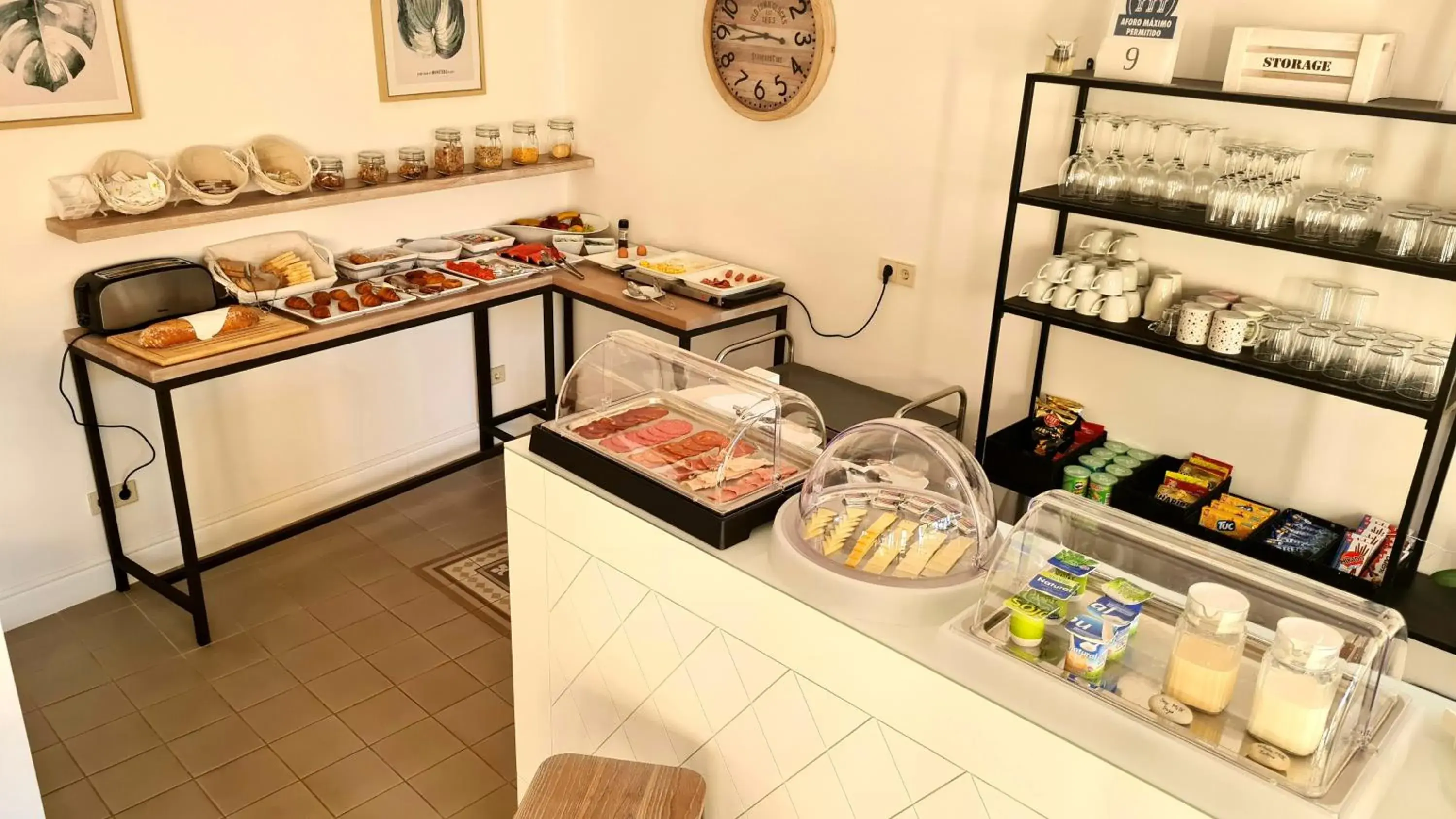Buffet breakfast in Boutique Hotel Petit Sant Miquel Buffet breakfast in Boutique Hotel Petit Sant Miquel