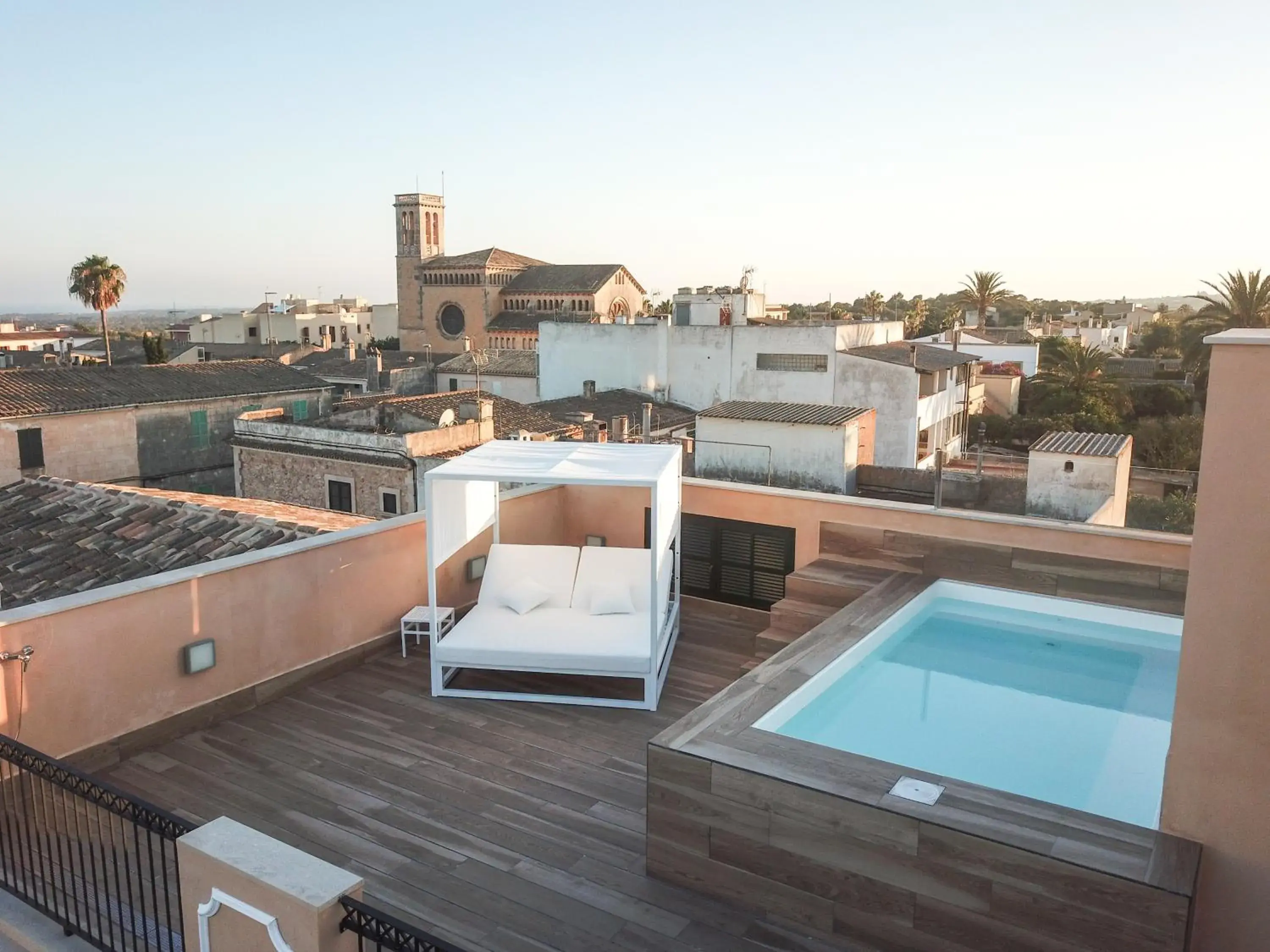 Balcony/Terrace in Boutique Hotel Petit Sant Miquel Balcony/Terrace in Boutique Hotel Petit Sant Miquel