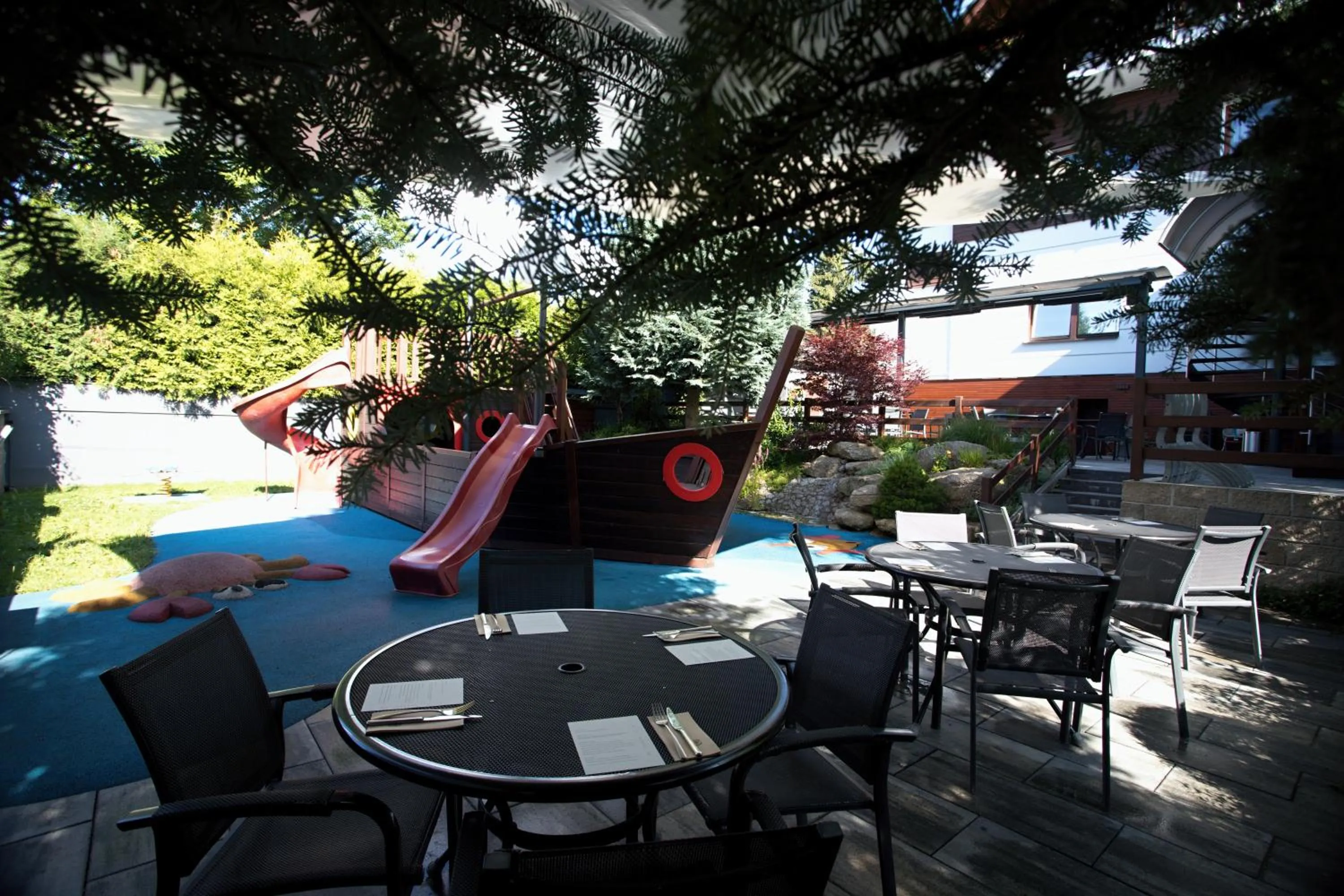 Children play ground in Apart Hotel Jablonec