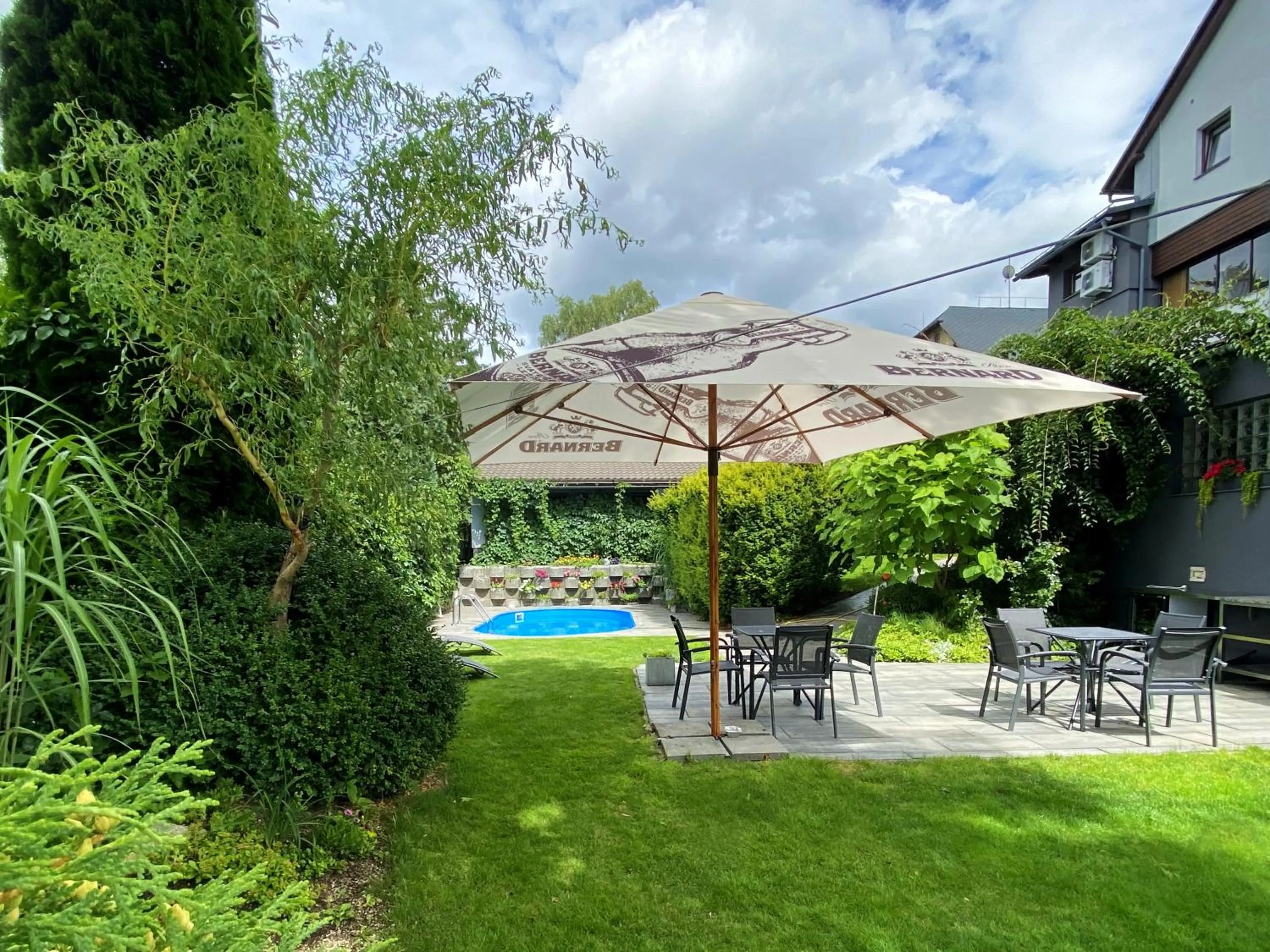 Garden in Apart Hotel Jablonec