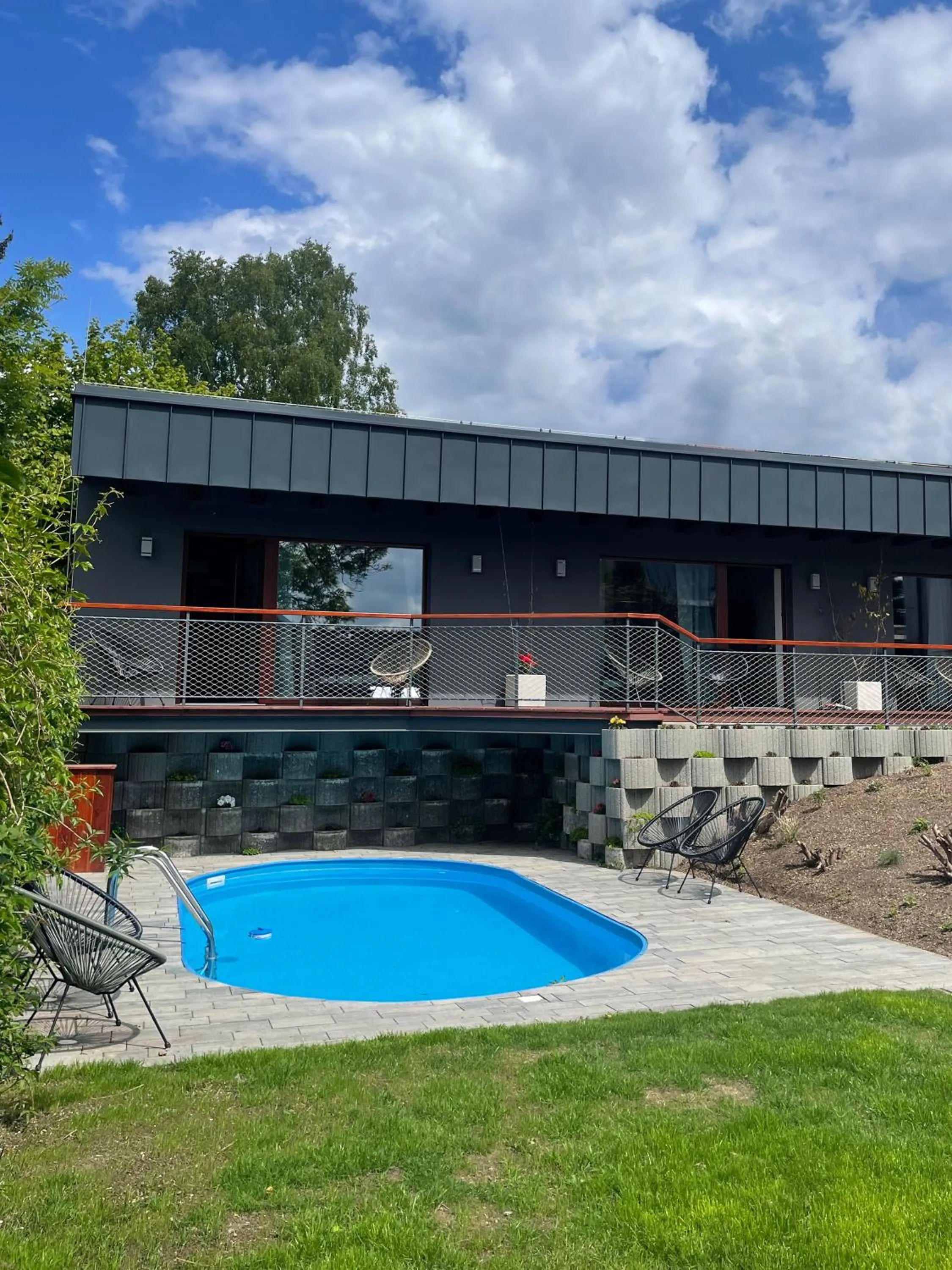 Garden in Apart Hotel Jablonec