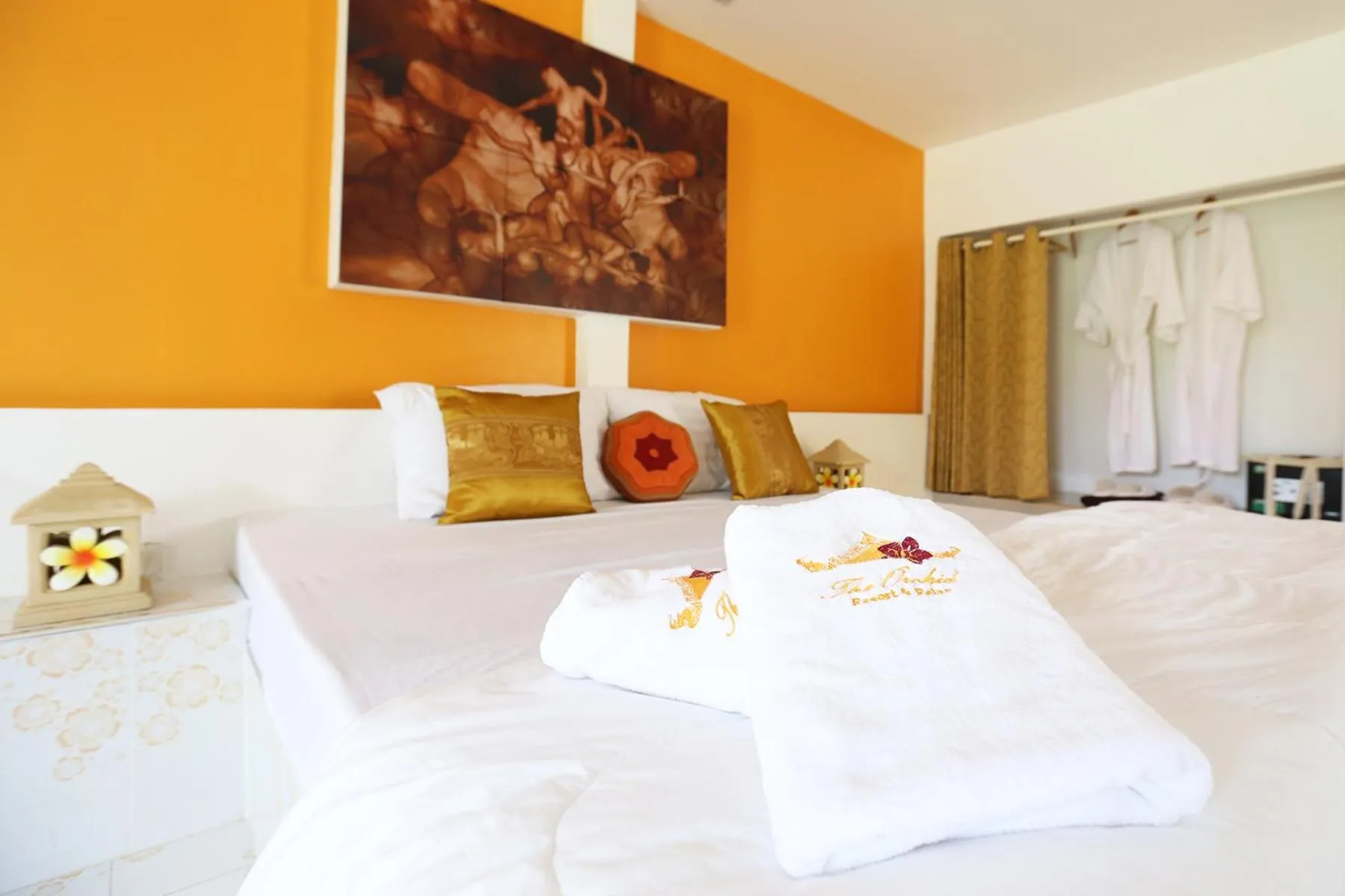 BBQ facilities, Bed in The Orchid Resort & Relax