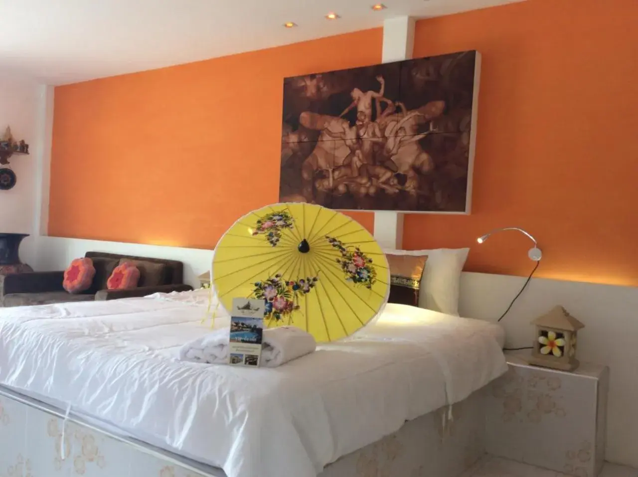 Bed in The Orchid Resort & Relax Bed in The Orchid Resort & Relax