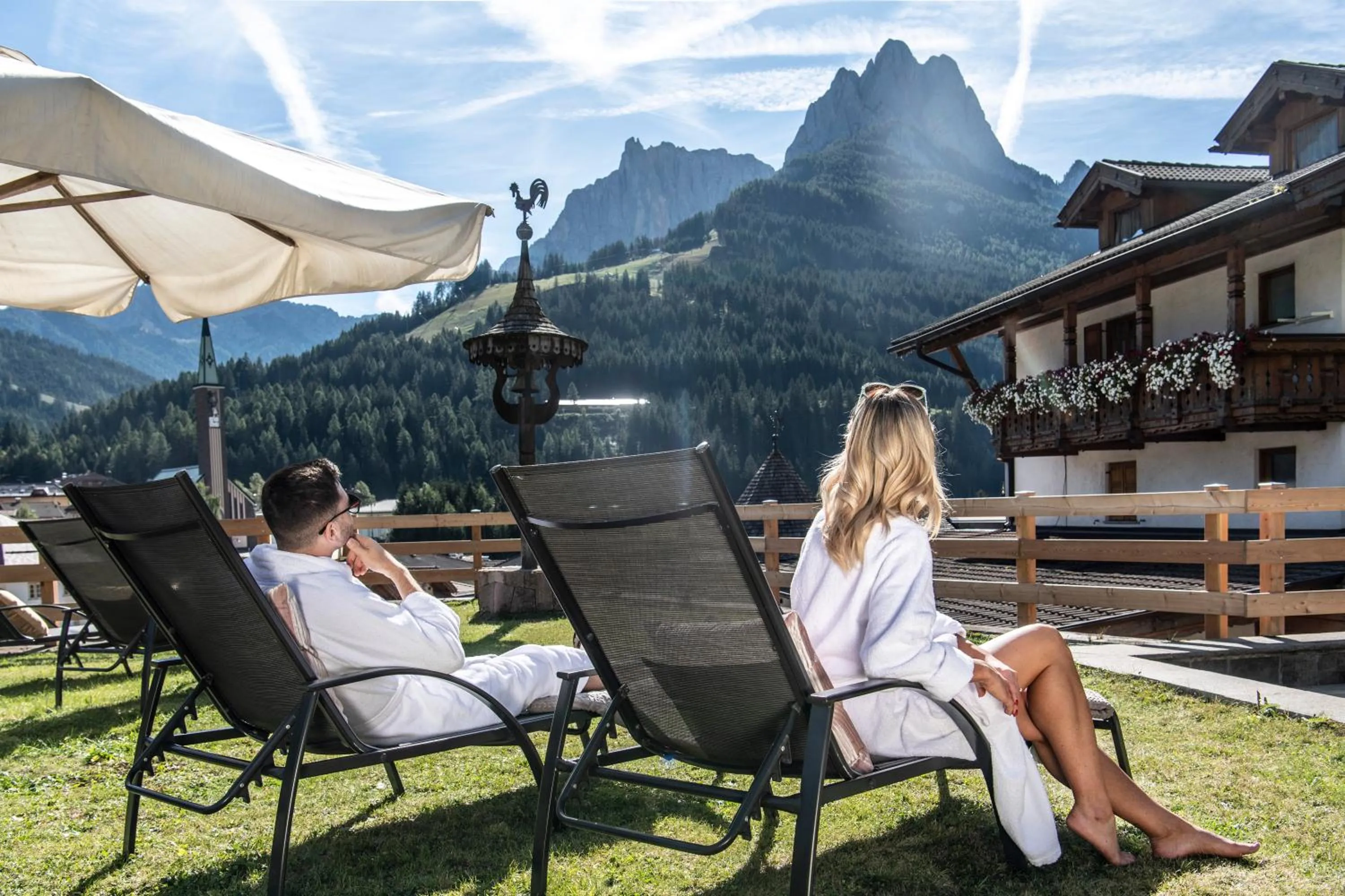 Garden in Ladinia Dolomites View - Adults Only