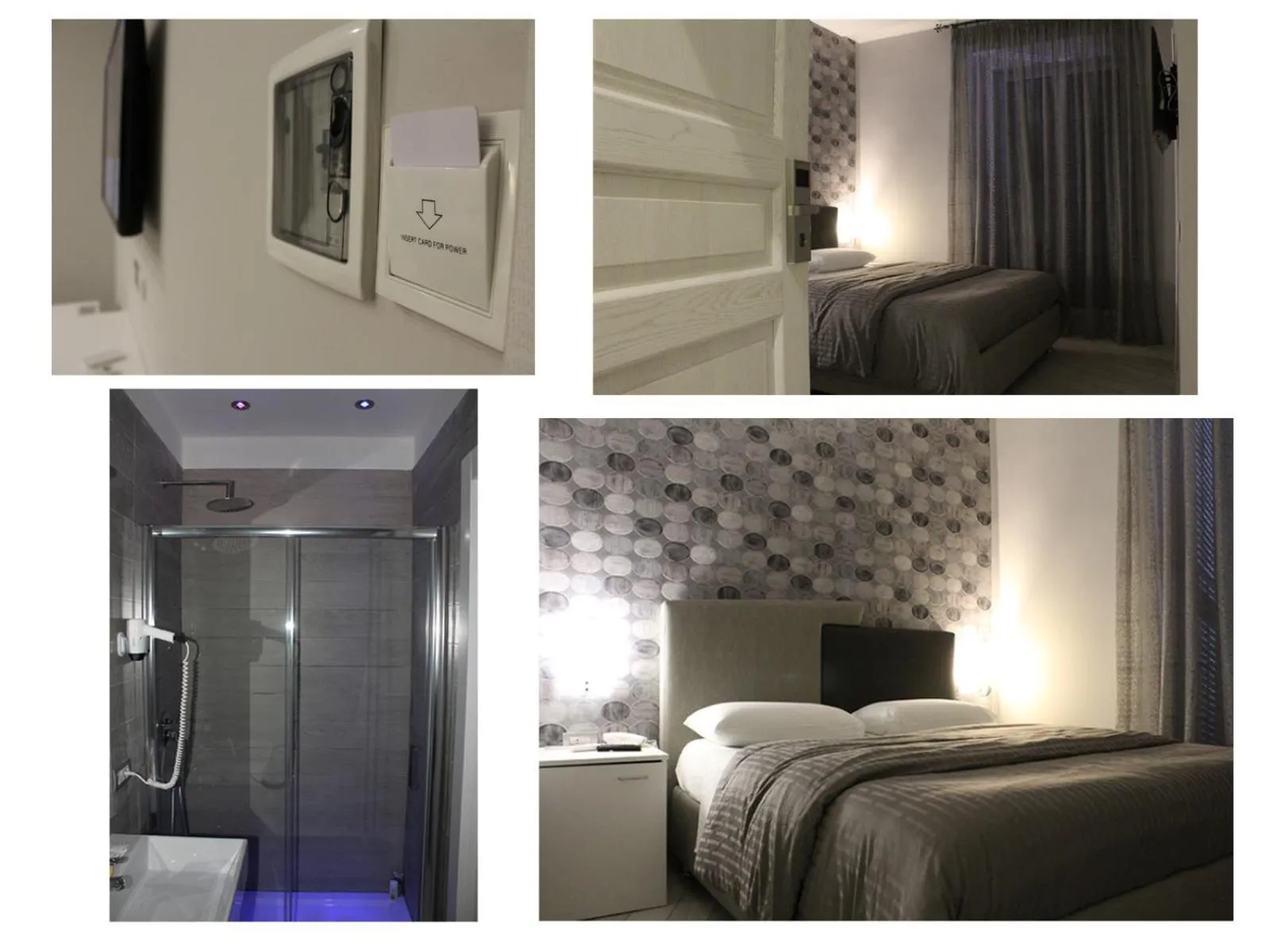 Bathroom, Bed in B&B Fiumara