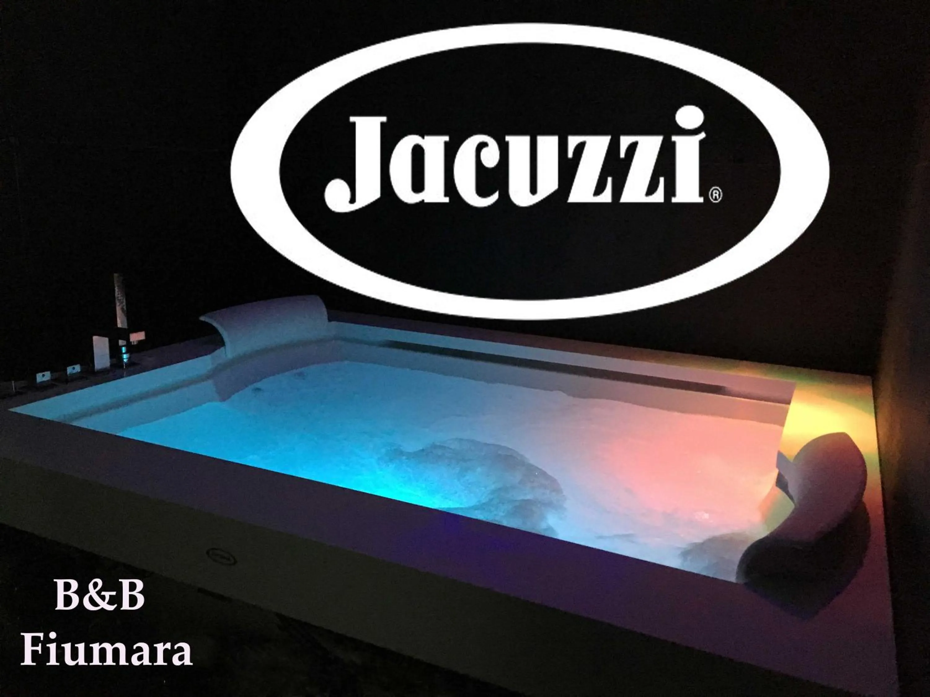 Hot Tub in B&B Fiumara