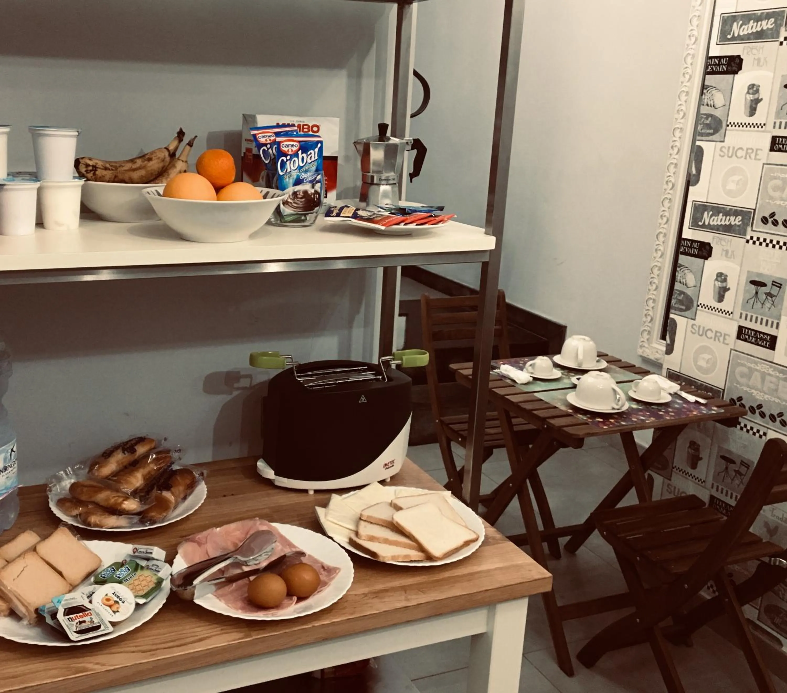 Breakfast in B&B Fiumara