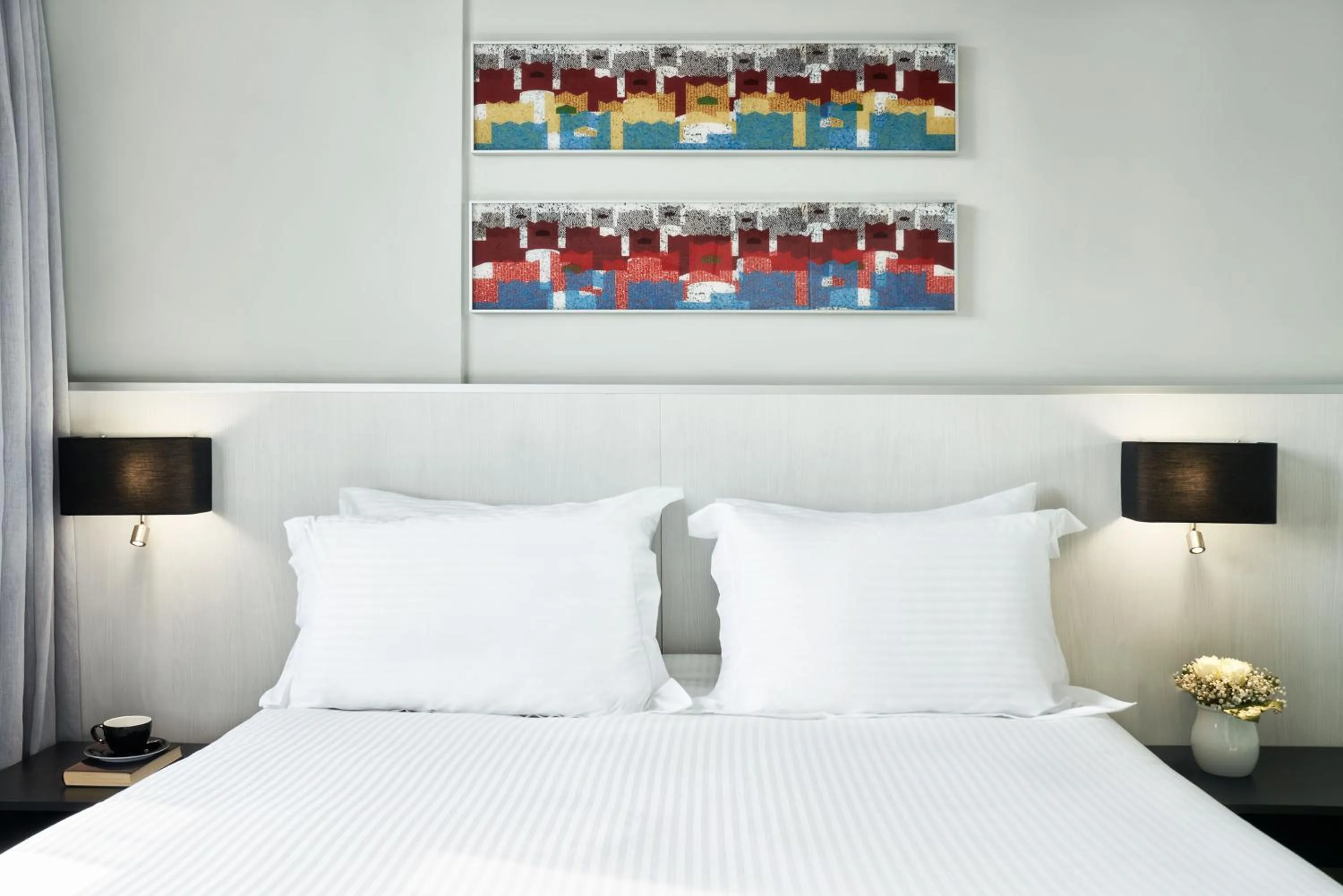 Bed in AQUAMARE CITY and BEACH