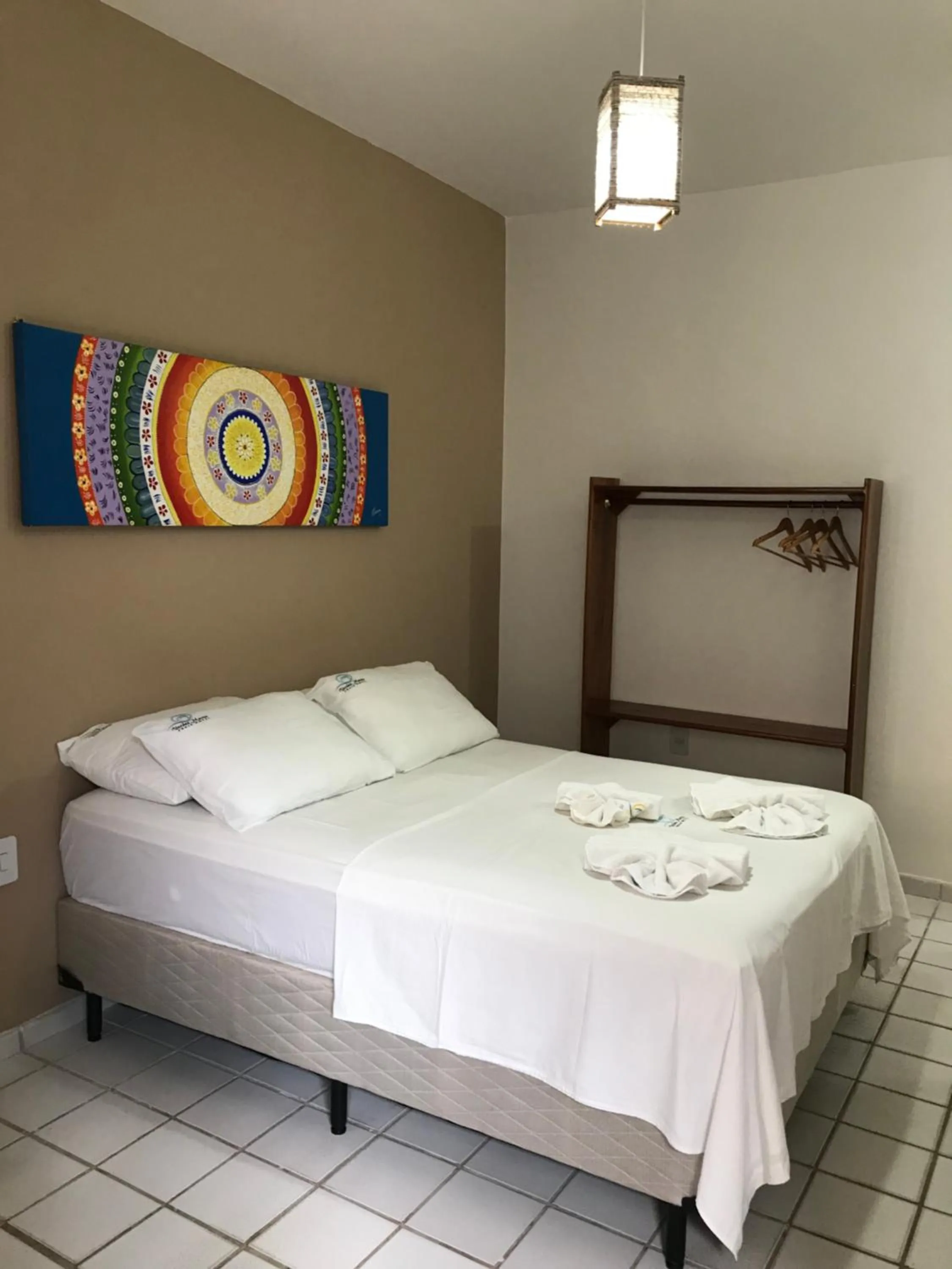 Bed in Pousada Verdes Mares