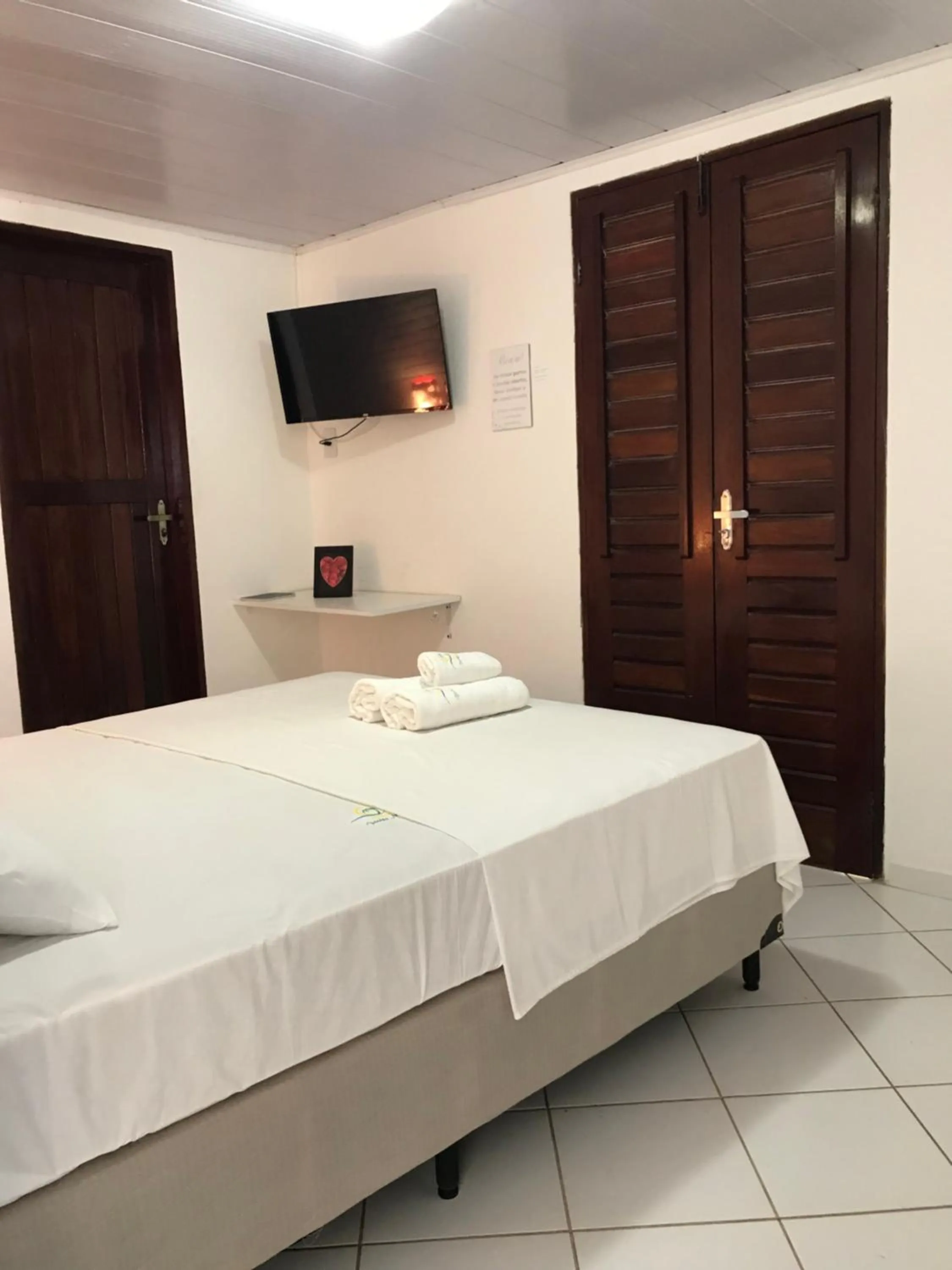 Bed in Pousada Verdes Mares