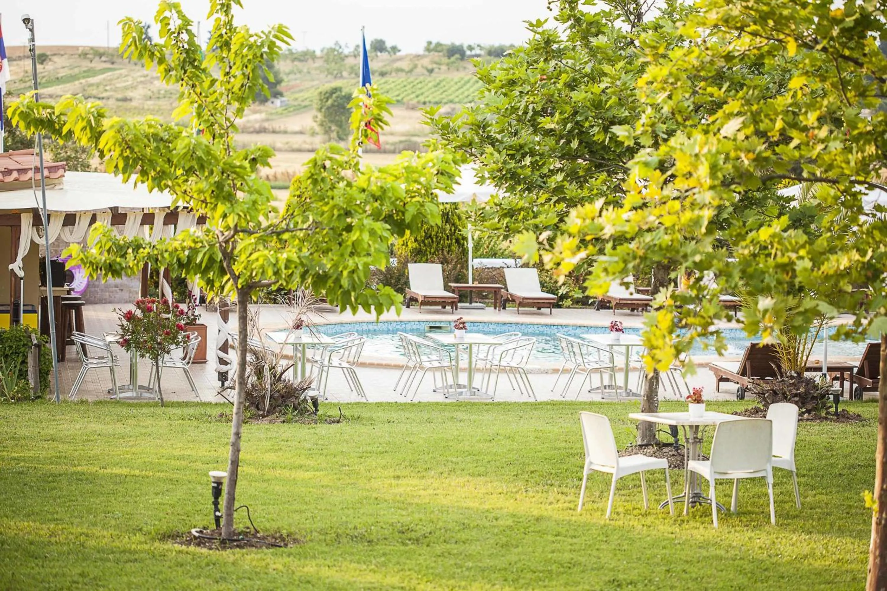 Pool view in Sunny Hill