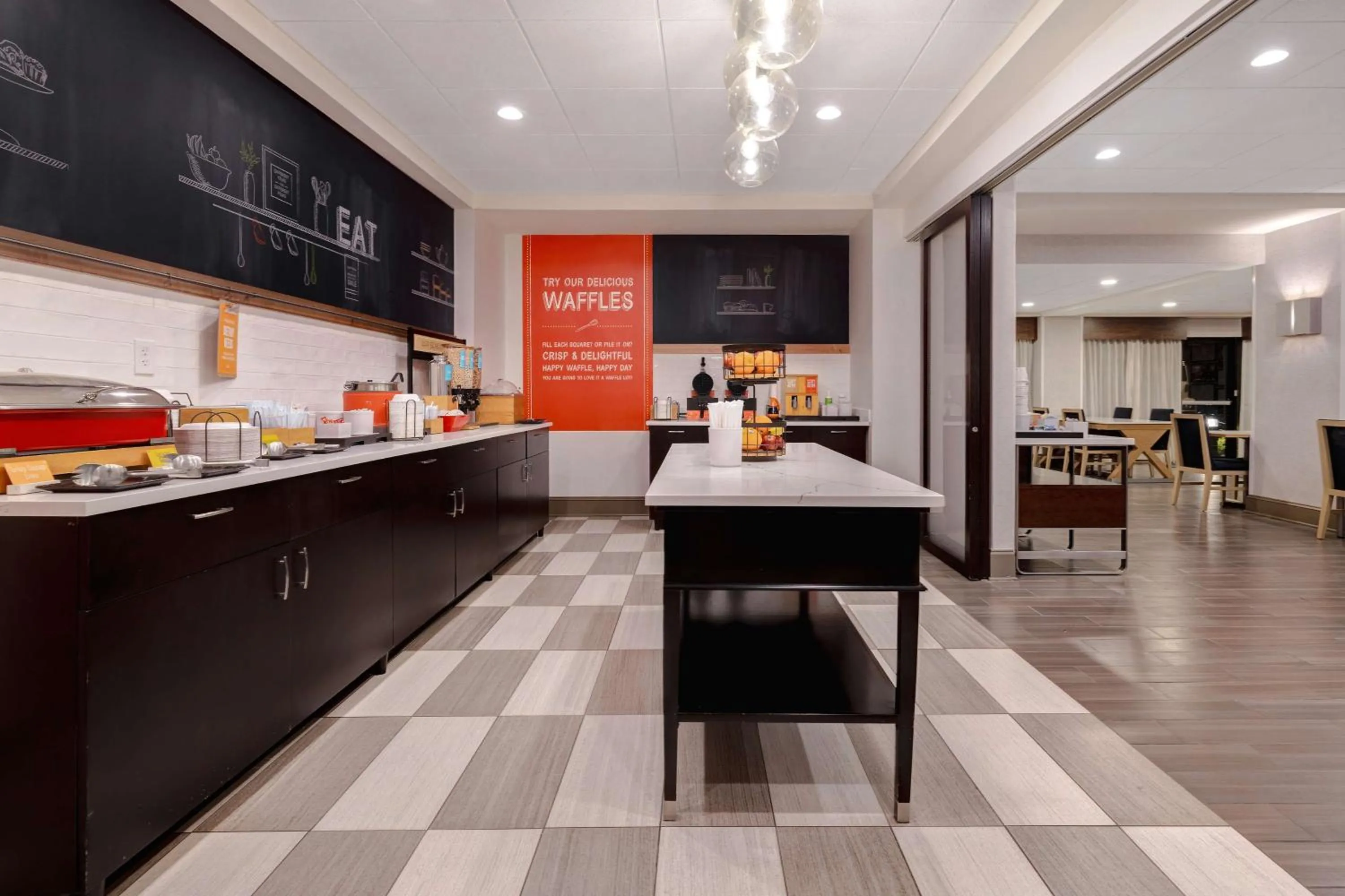 Breakfast in Hampton Inn Natchitoches