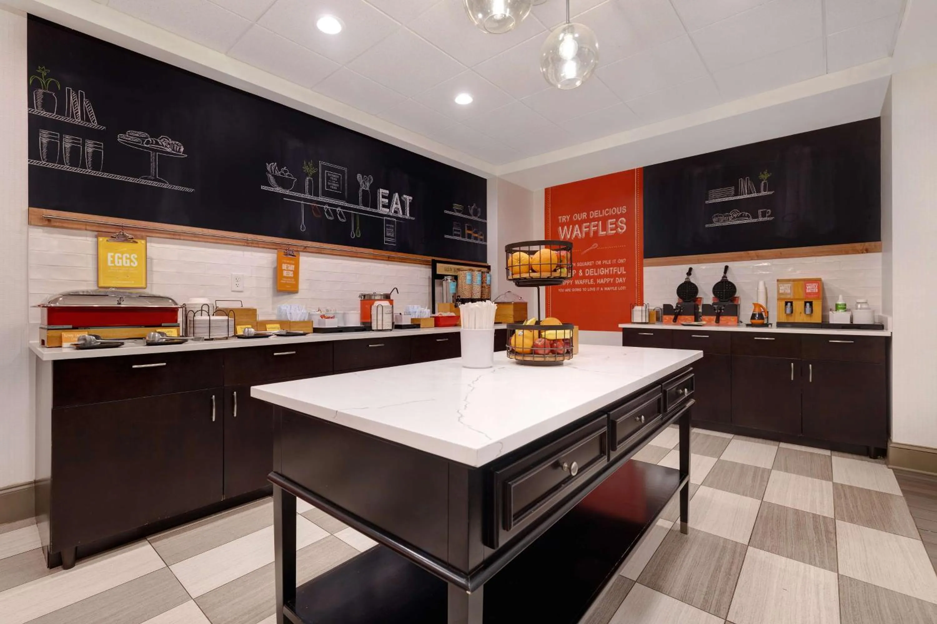 Breakfast in Hampton Inn Natchitoches